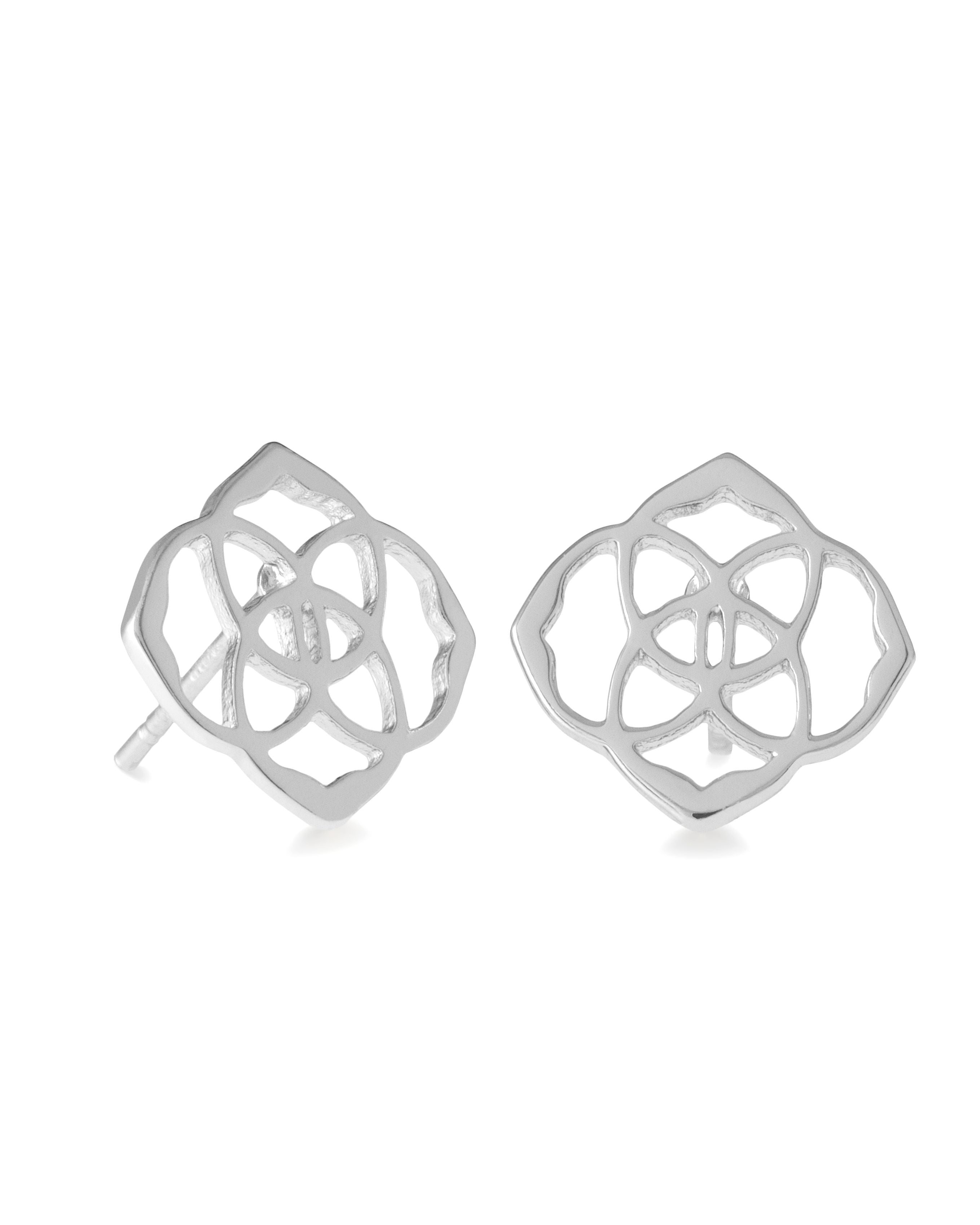 Dira Stud Earring in Silver