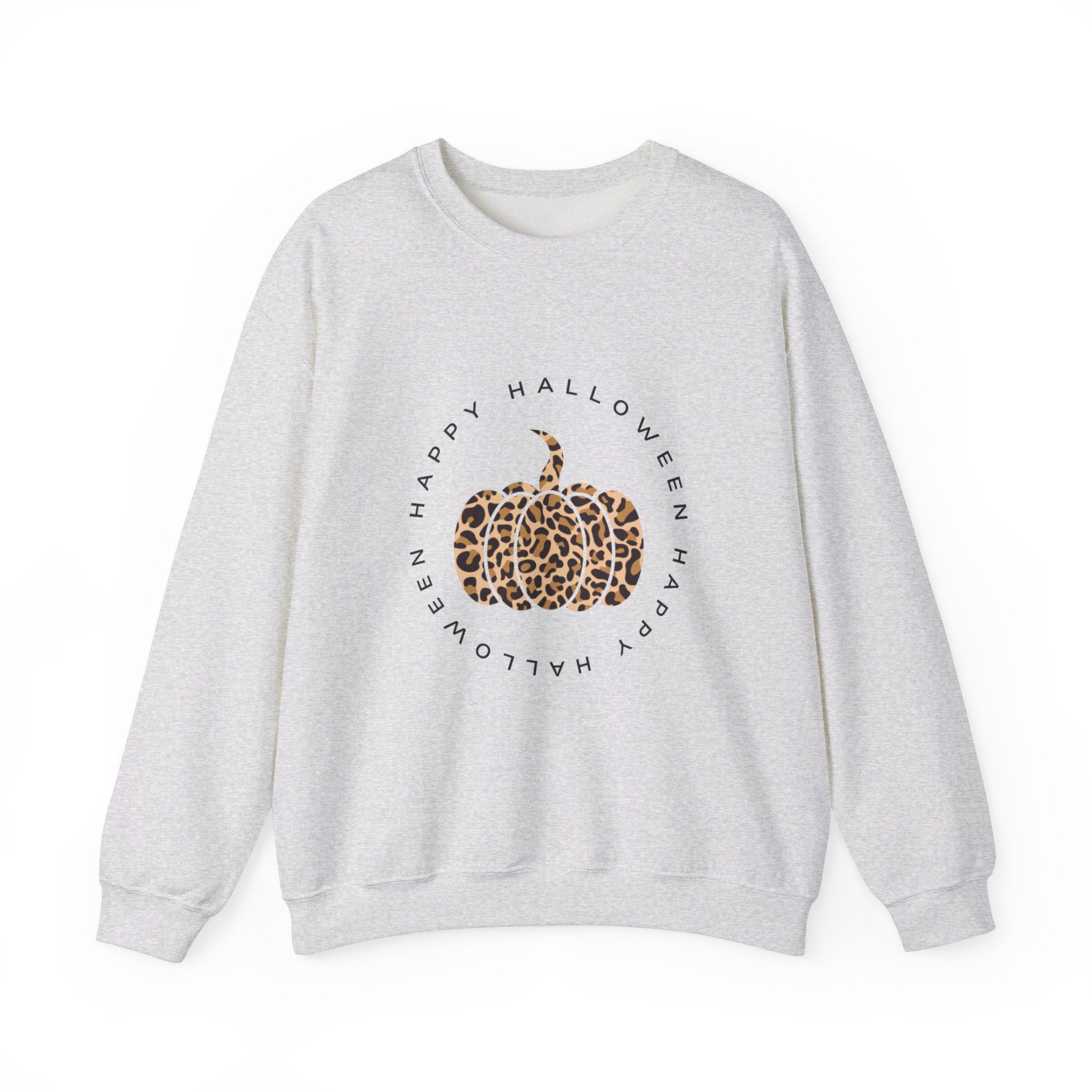 Leopard Pumpkin Crewneck Sweatshirt