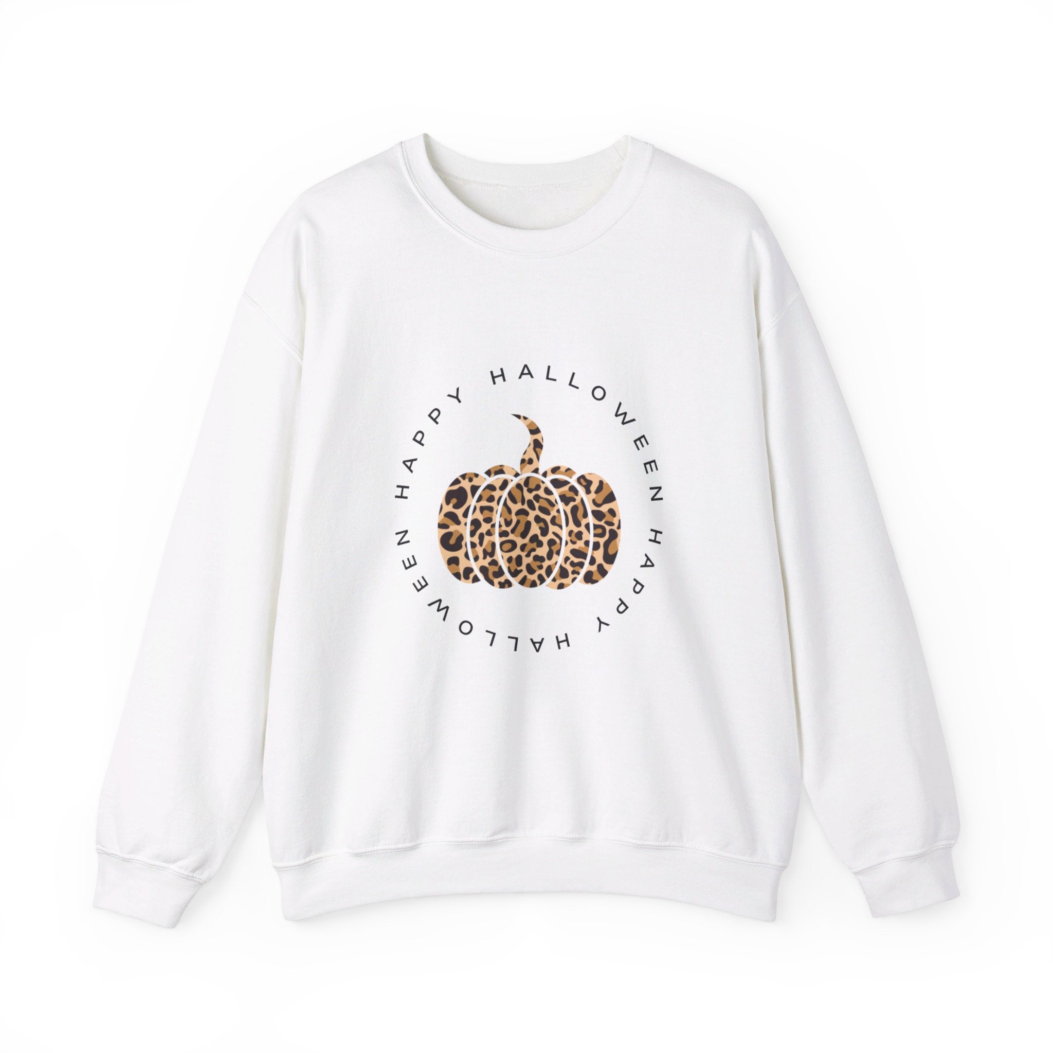 Leopard Pumpkin Crewneck Sweatshirt