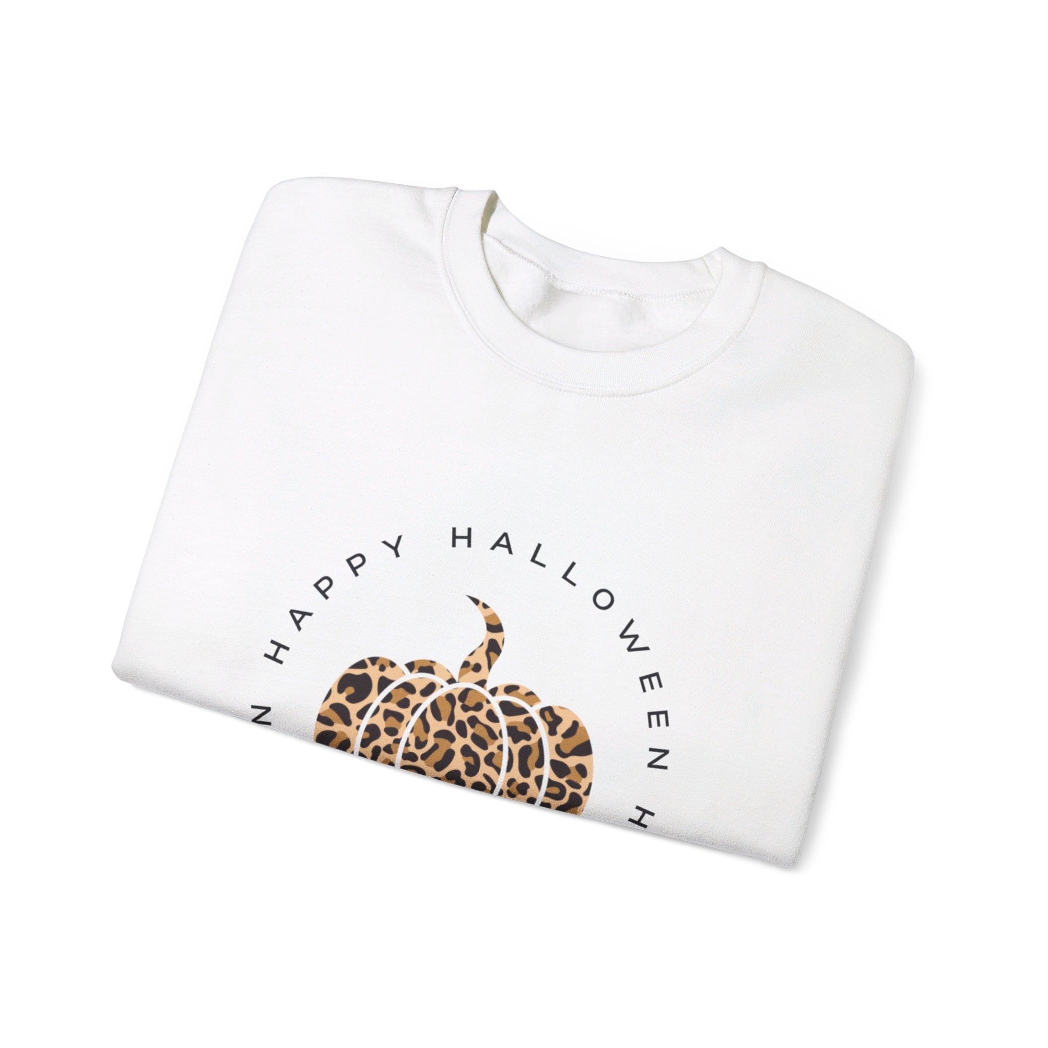 Leopard Pumpkin Crewneck Sweatshirt