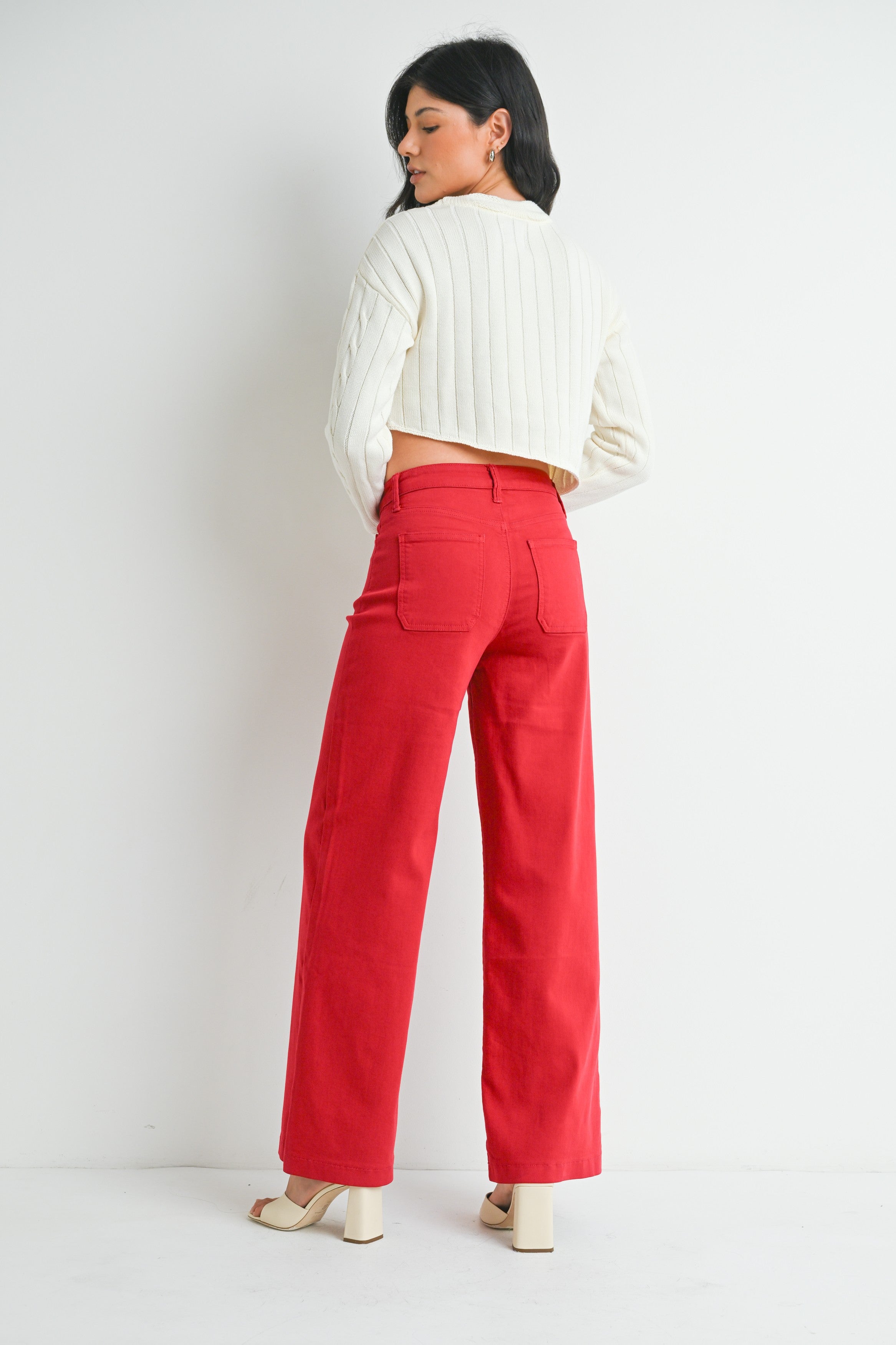 Patch Pocket Red Flares