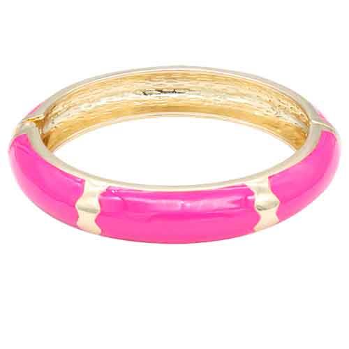 Color Metal Bangle Bracelet