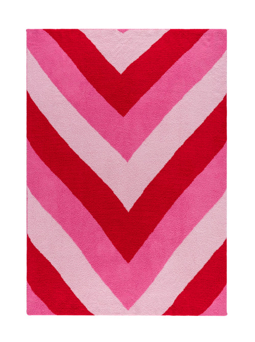 Shiraleah Rowan Chevron Throw in Pink