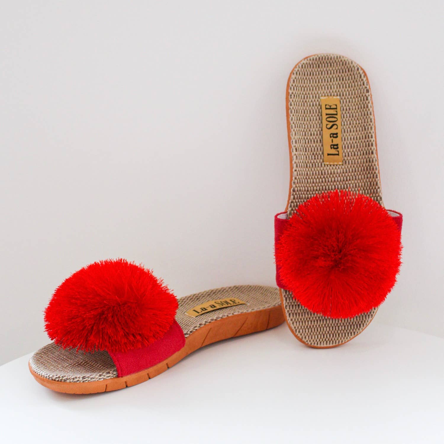 Pom Pom Slides | Red