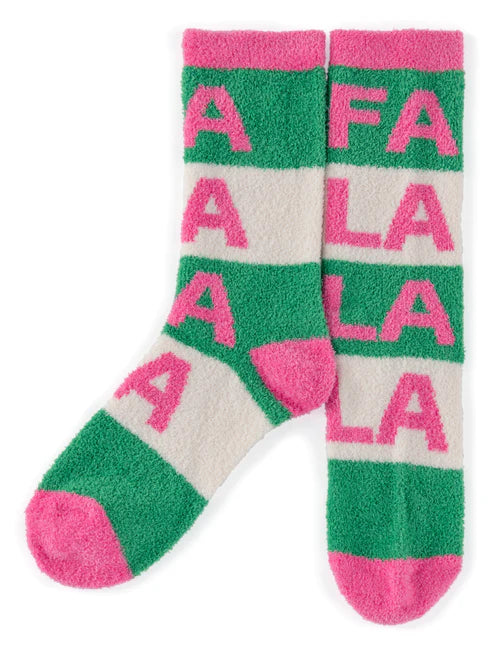 "Fa La La La" Socks