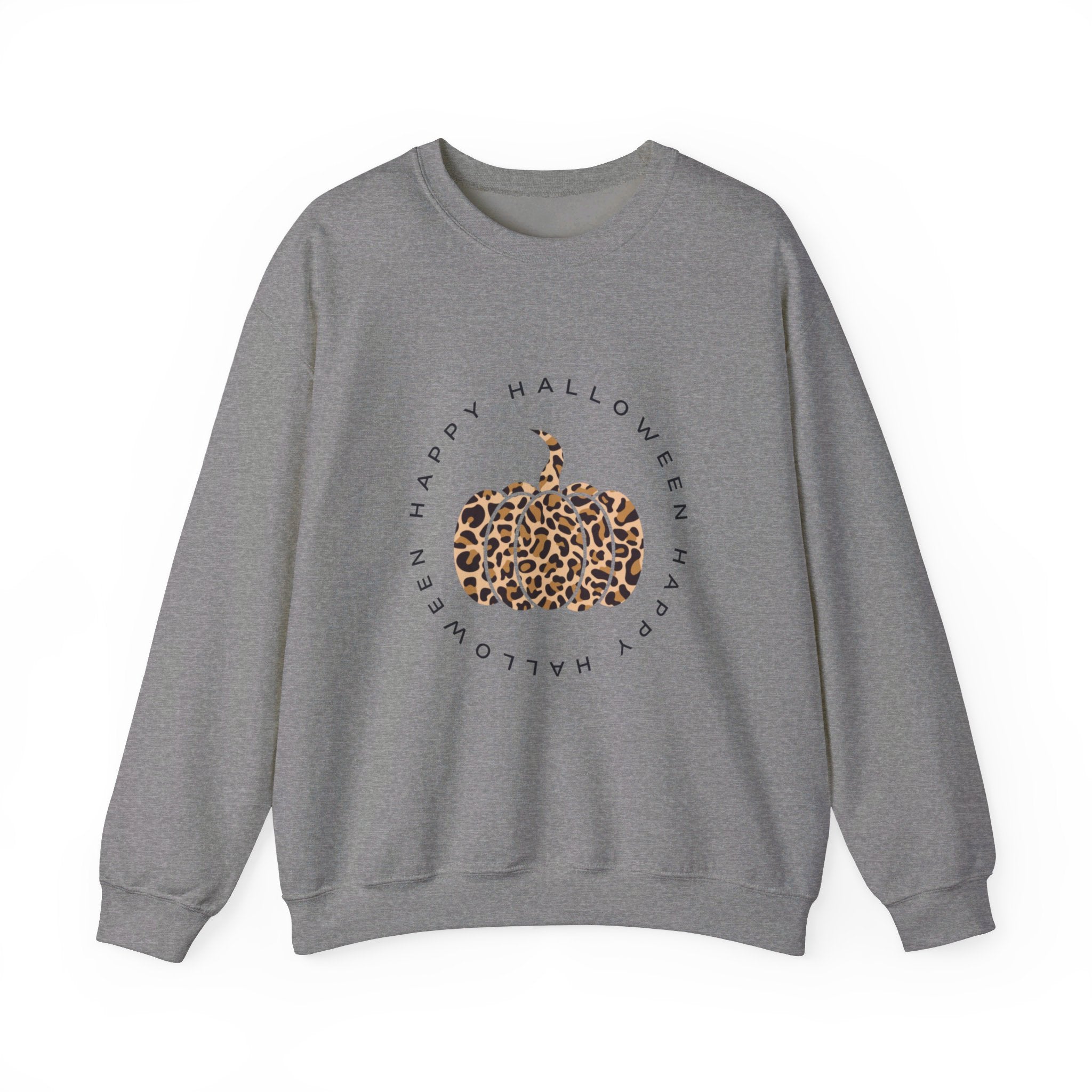 Leopard Pumpkin Crewneck Sweatshirt