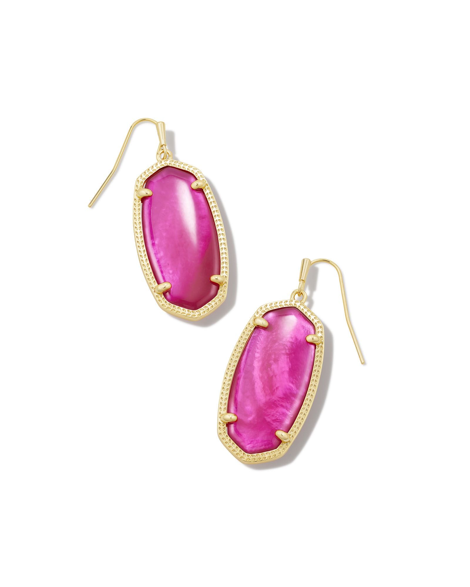 Elle Drop Earring in Gold Azalea Illusion