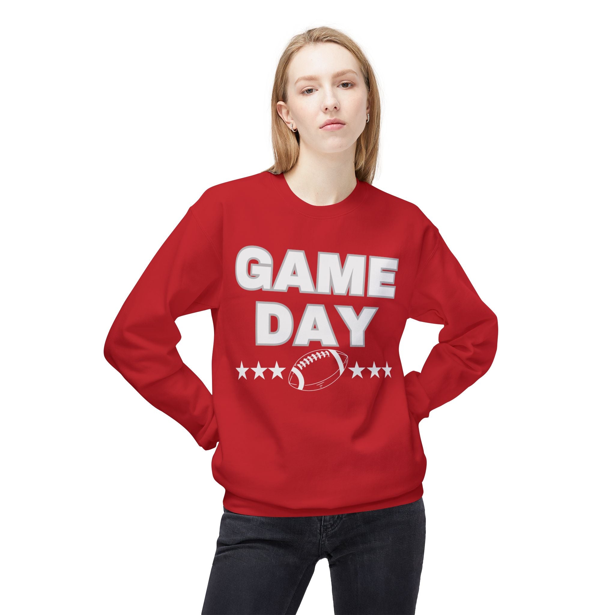 GAMEDAY Football Fleece Crewneck Sweatshirt