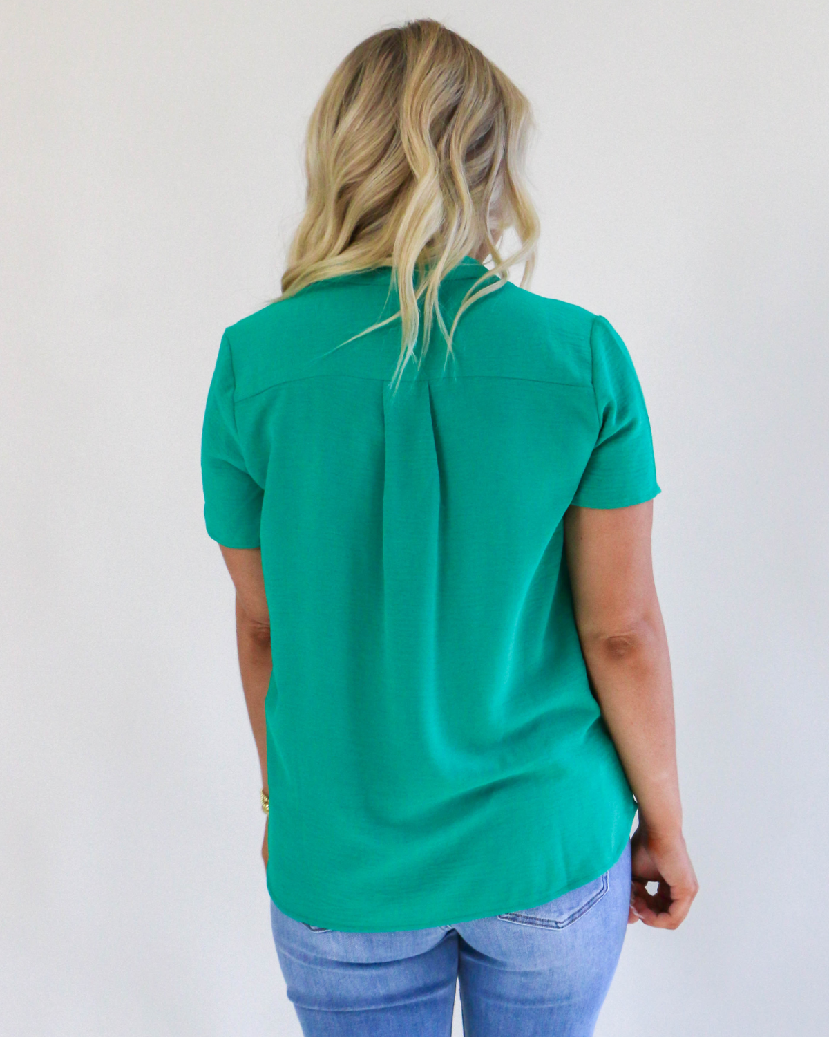 First Date Top In Kelly Green