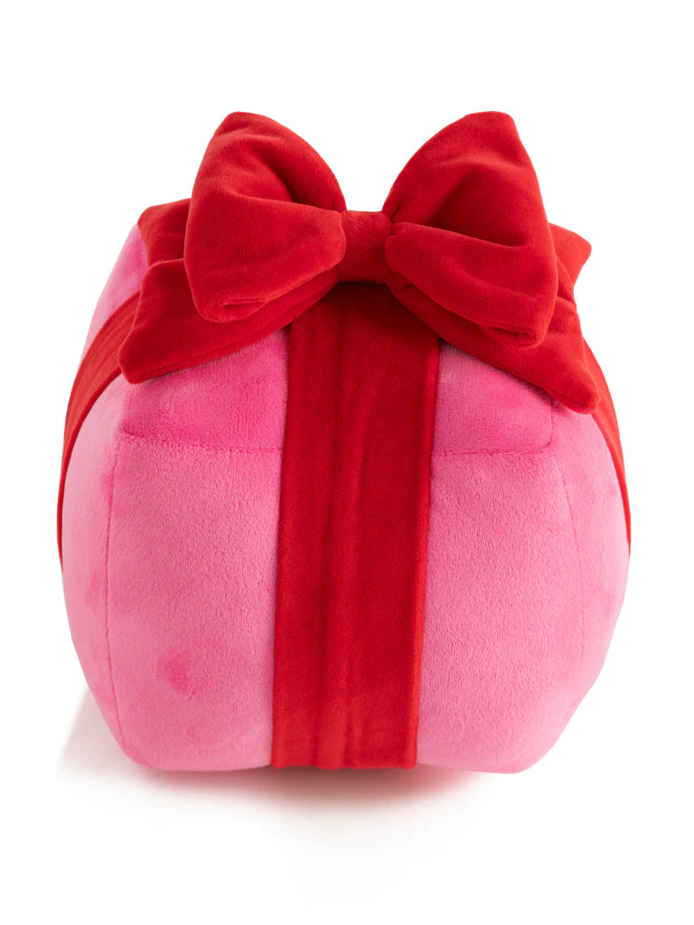 Small Pink Gift Box Pillow