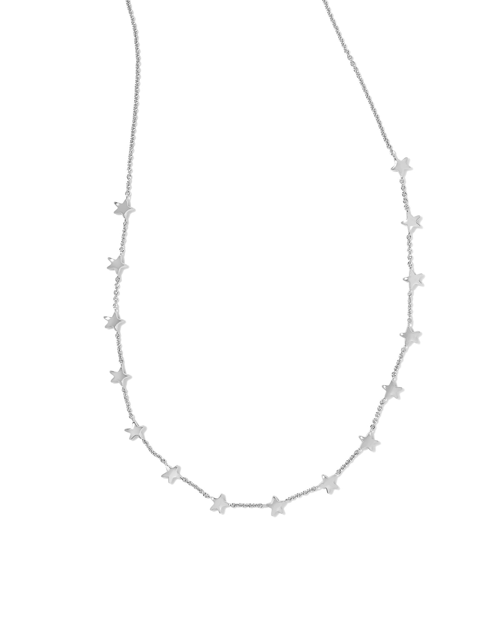 Sierra Star Strand Necklace in Silver