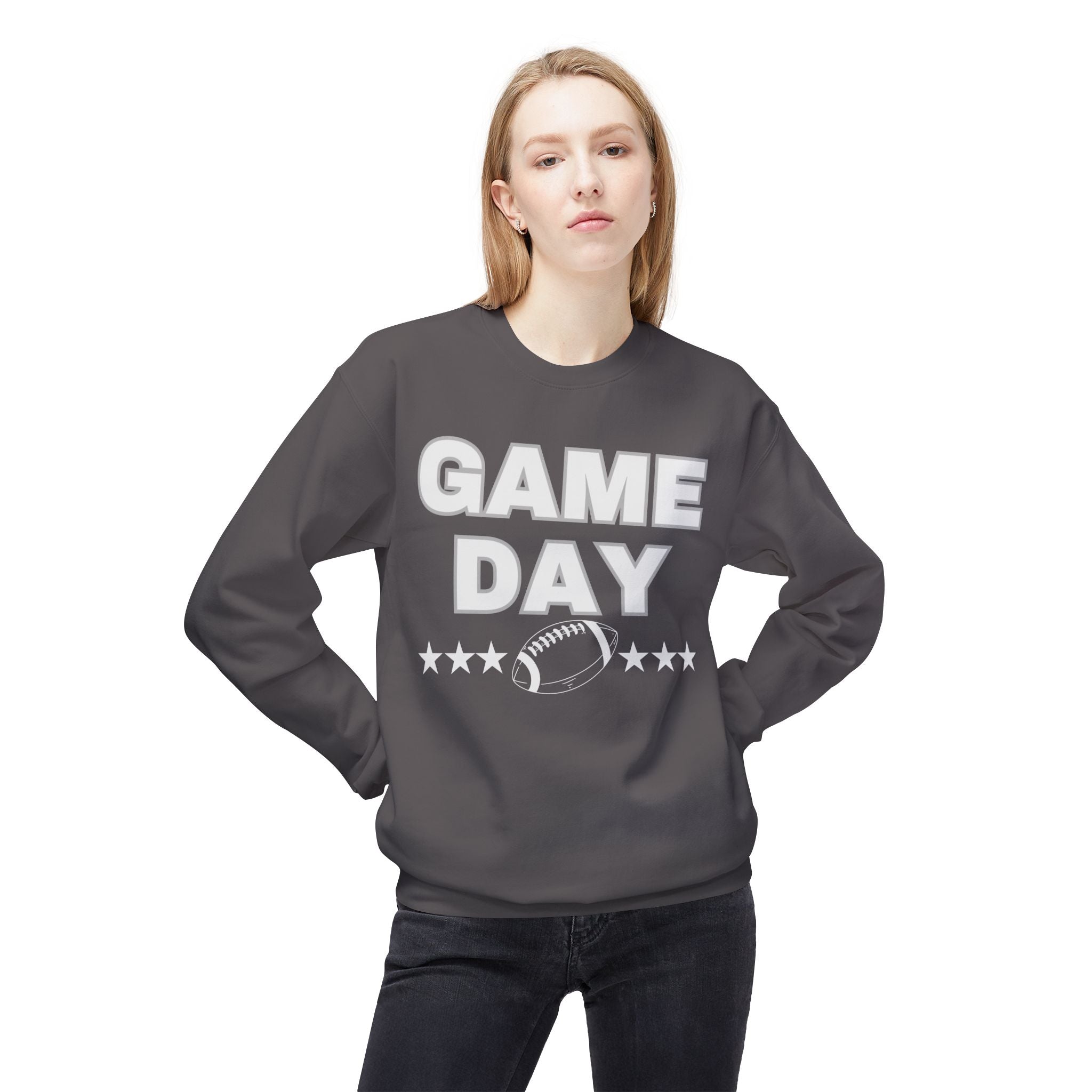 GAMEDAY Football Fleece Crewneck Sweatshirt