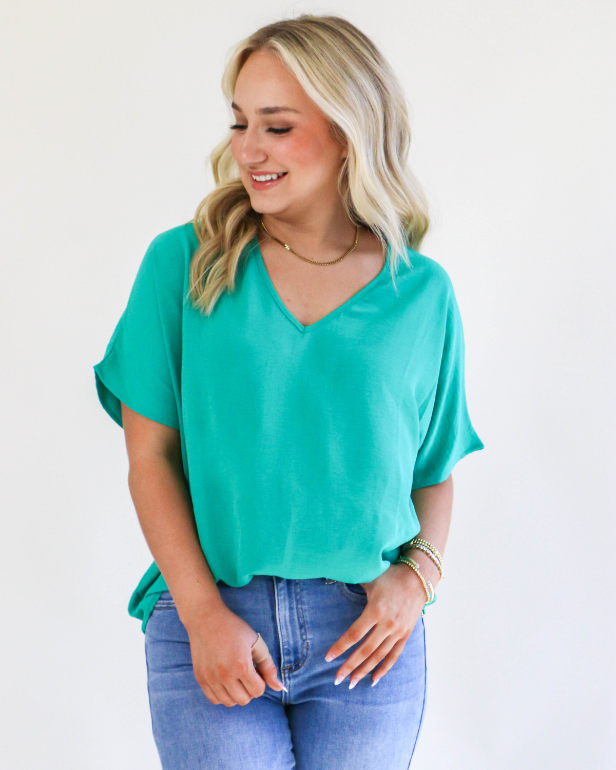 Easy Days Top in Kelly Green