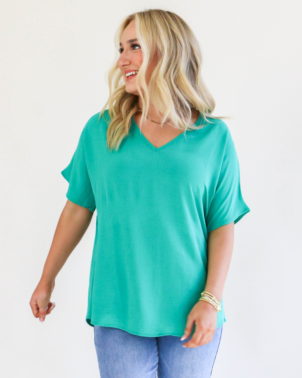 Easy Days Top in Kelly Green