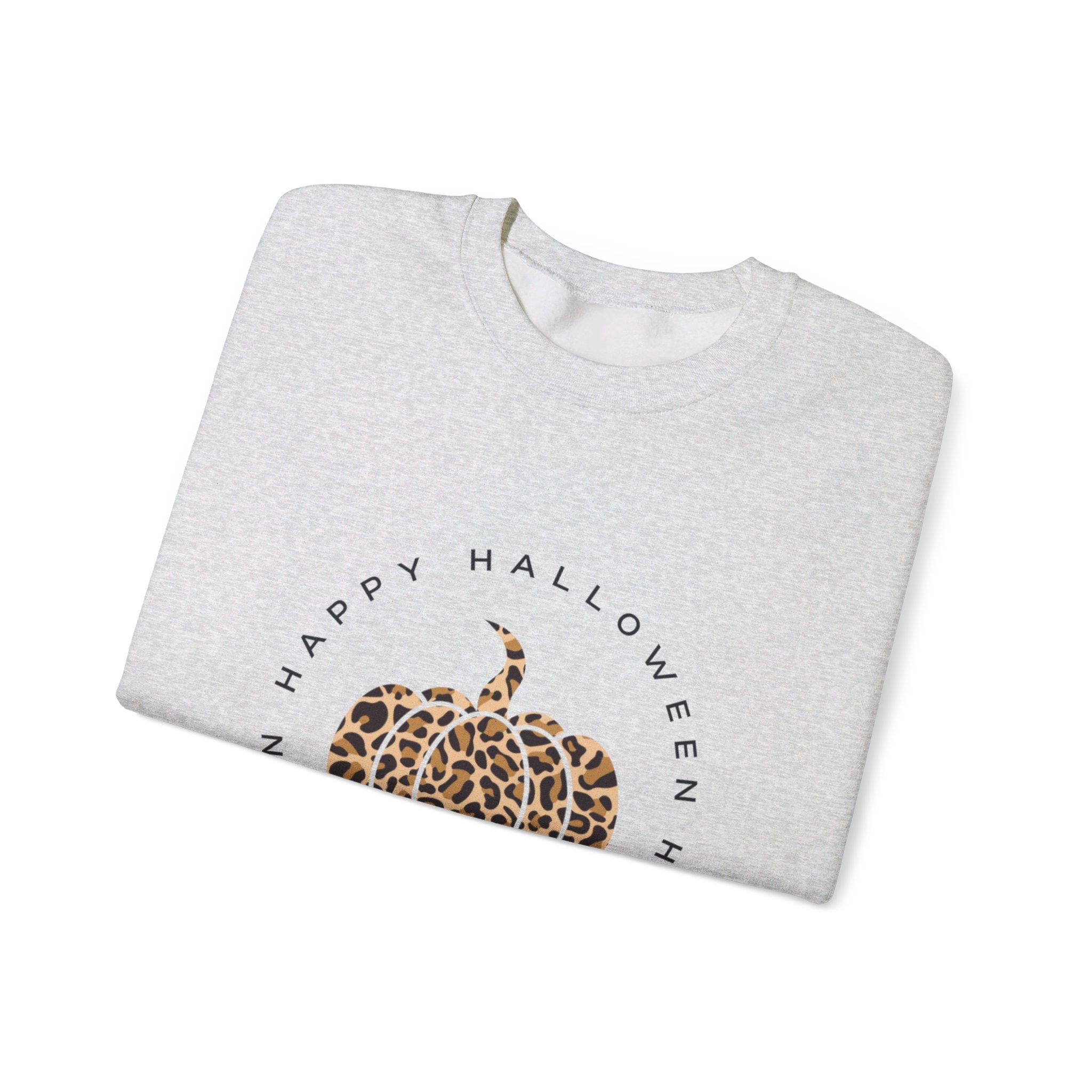 Leopard Pumpkin Crewneck Sweatshirt