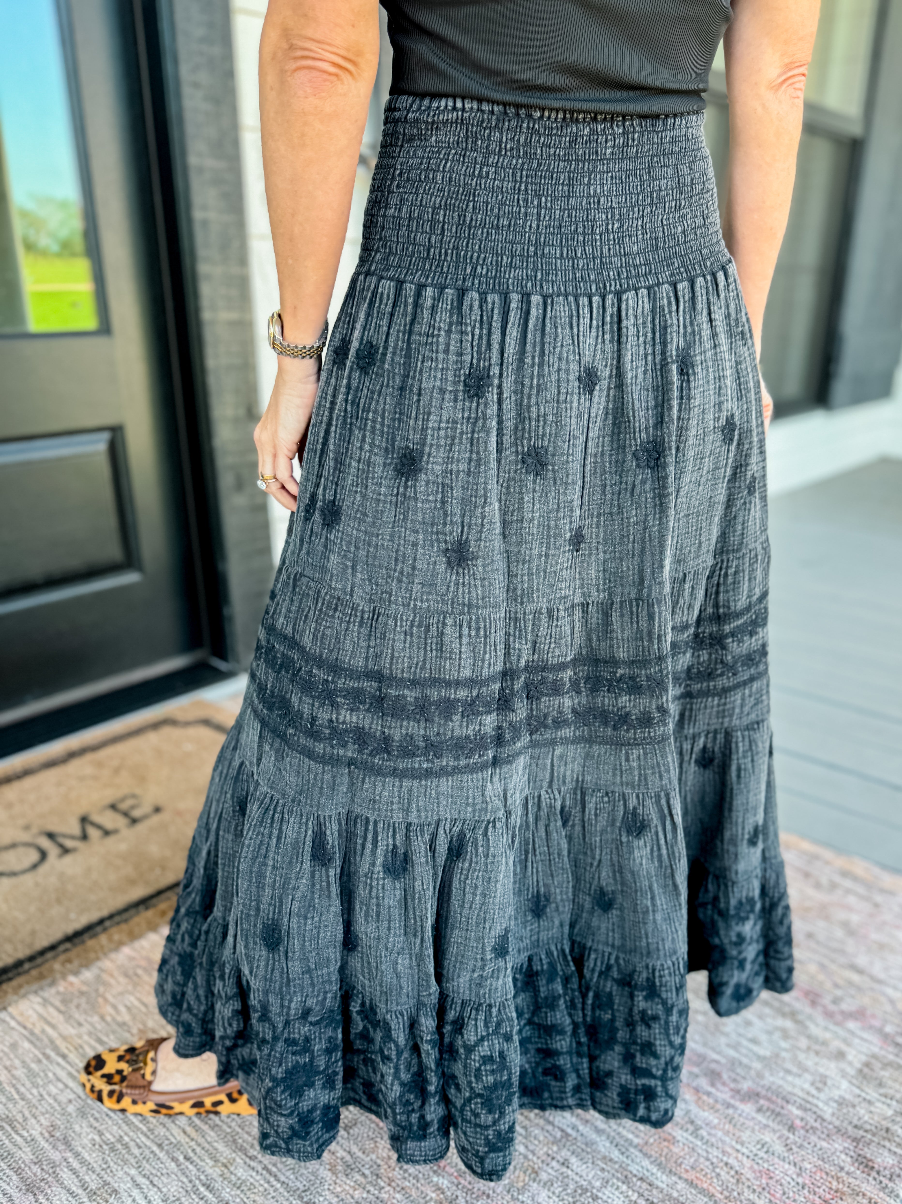 Gauzee Embroidered Skirt