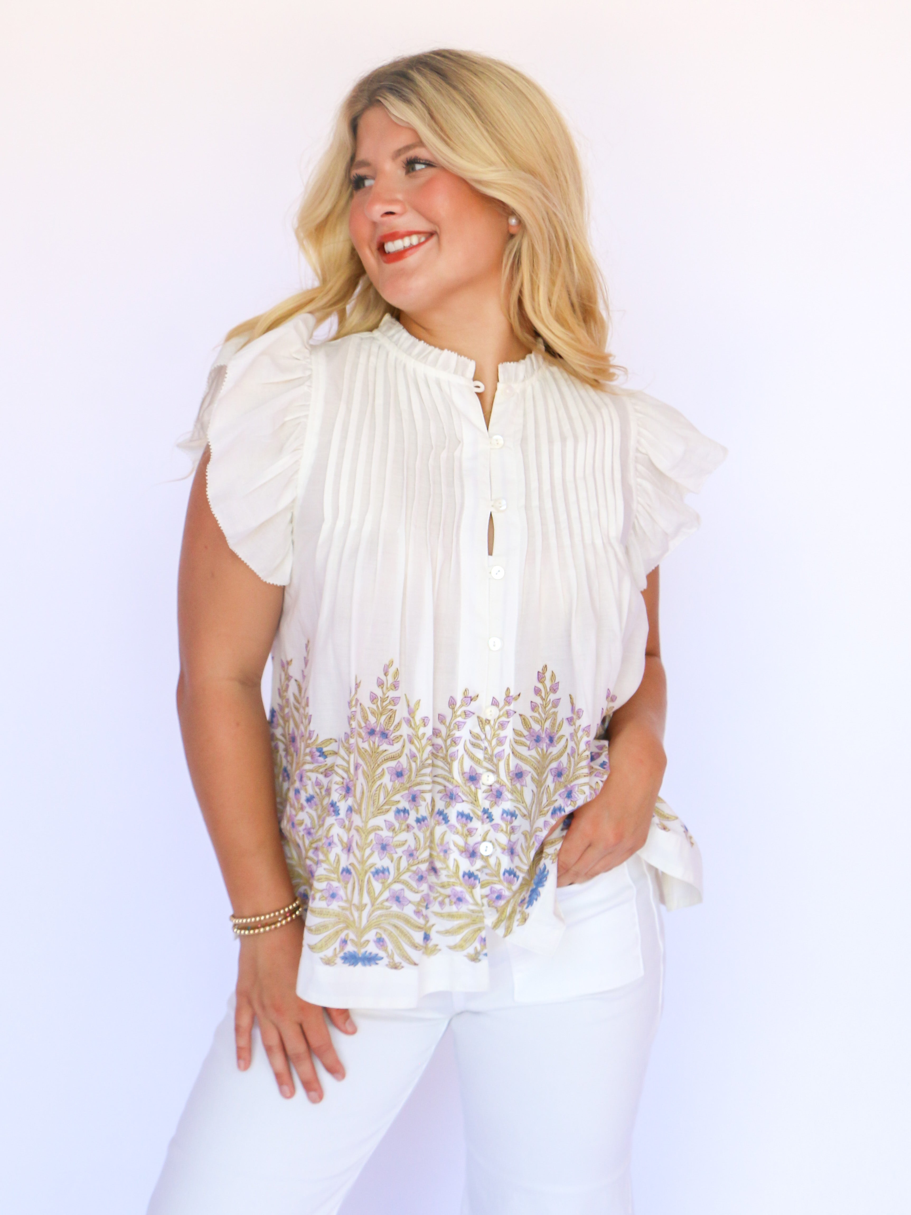 Latis Floral Top | Ivy Jane