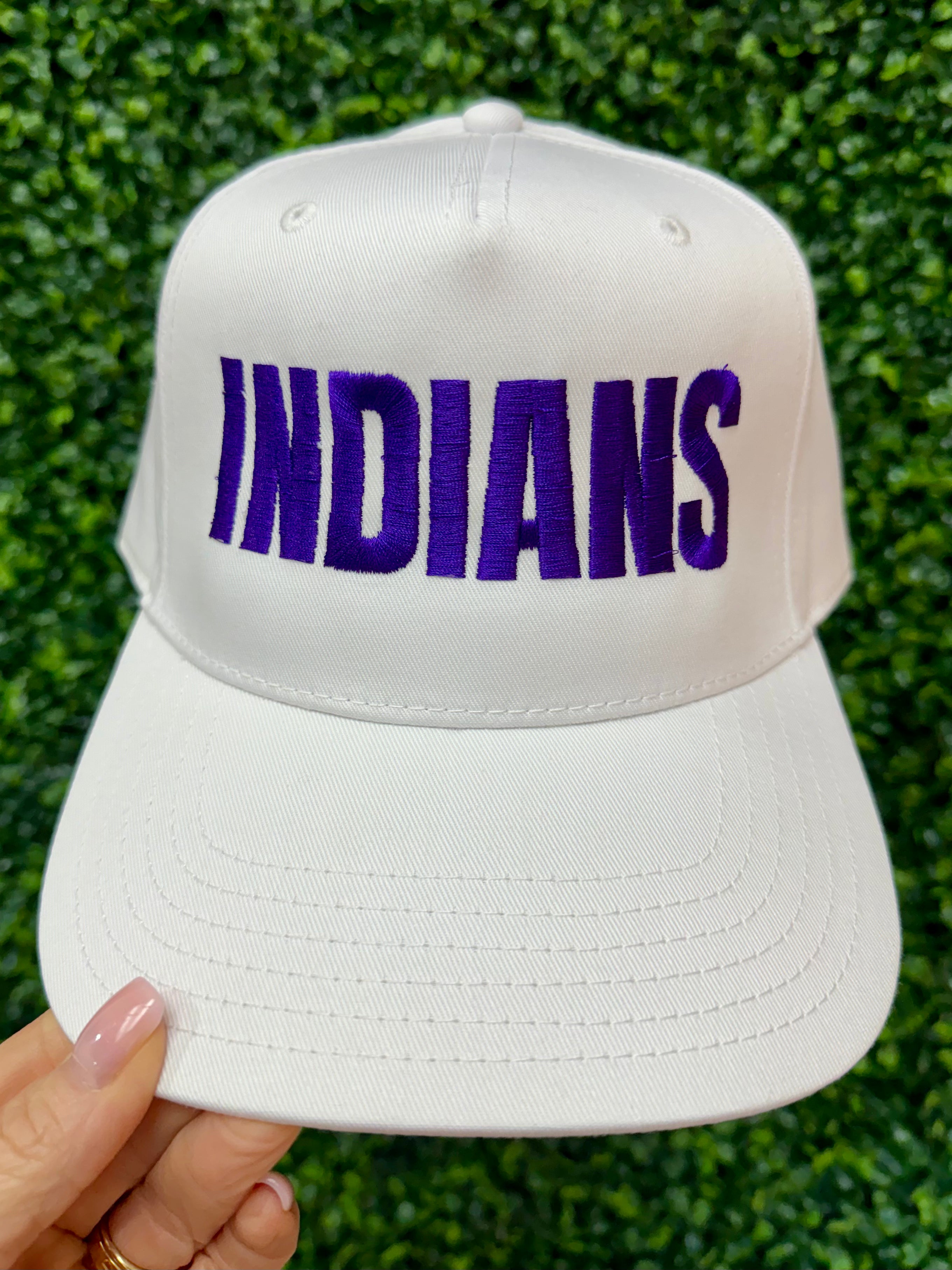 White Indian Hat