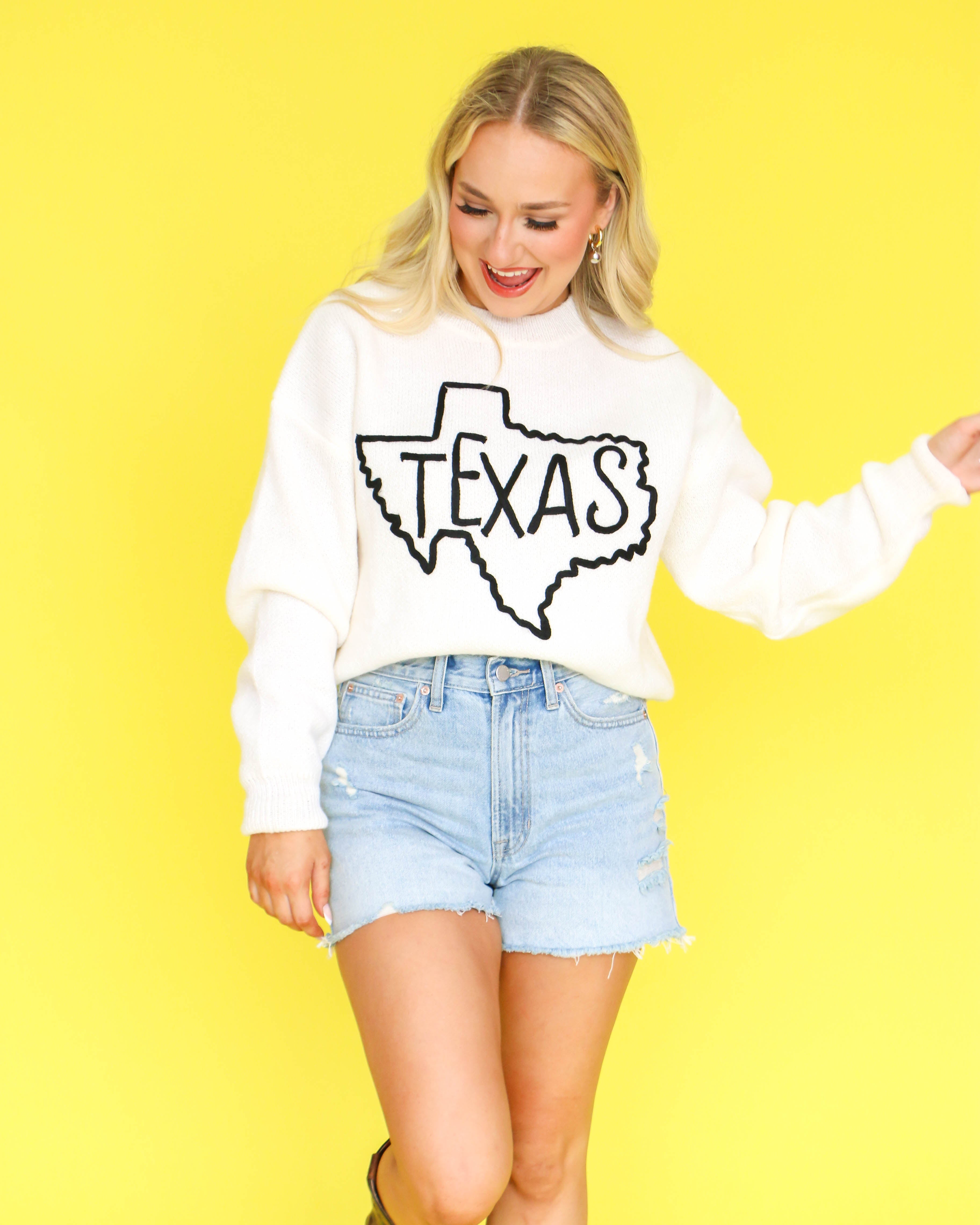 Texas Outline Sweater