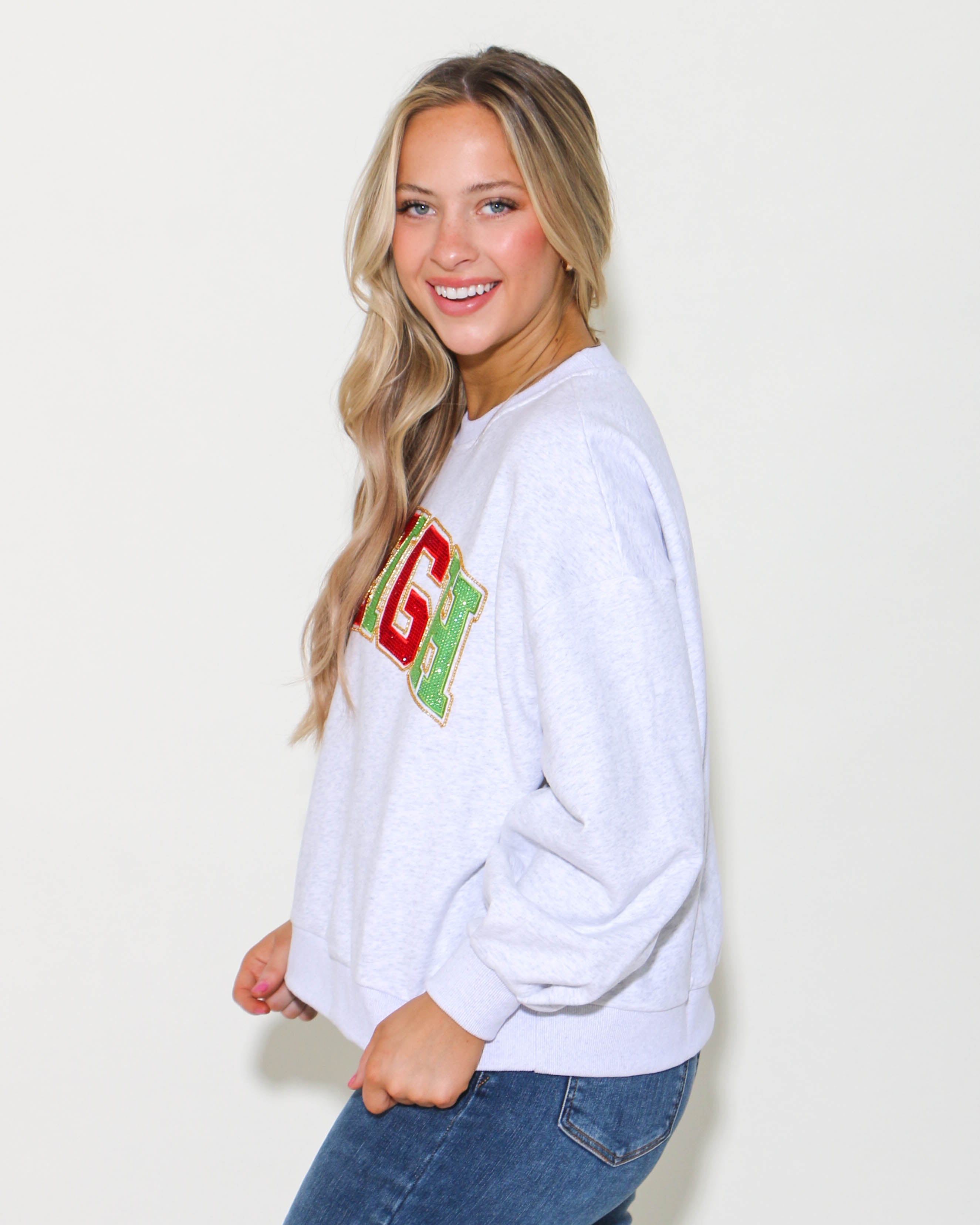 Grey Sleigh Sweatshirt