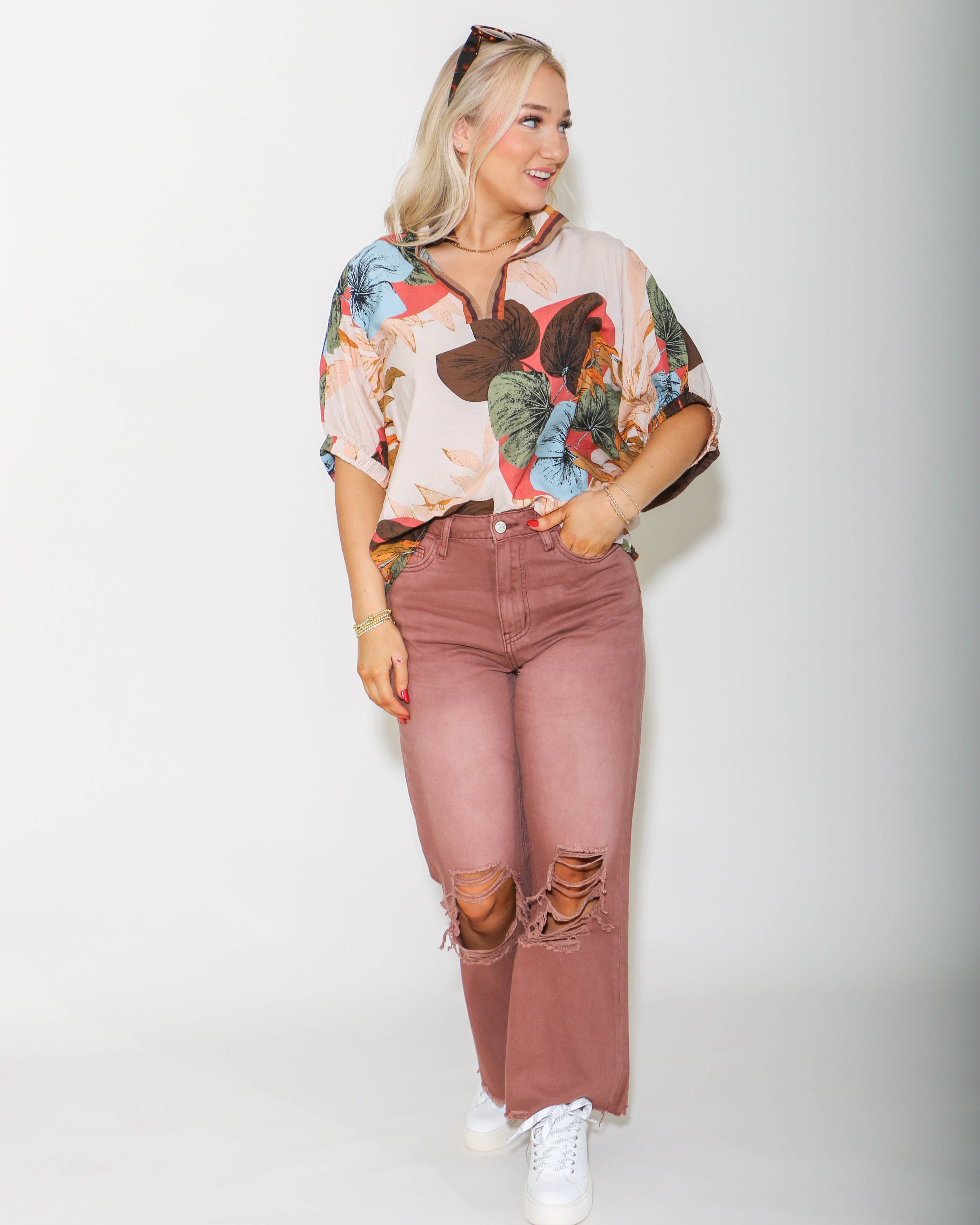 90s Vintage Crop Flare Jeans in Chocolate