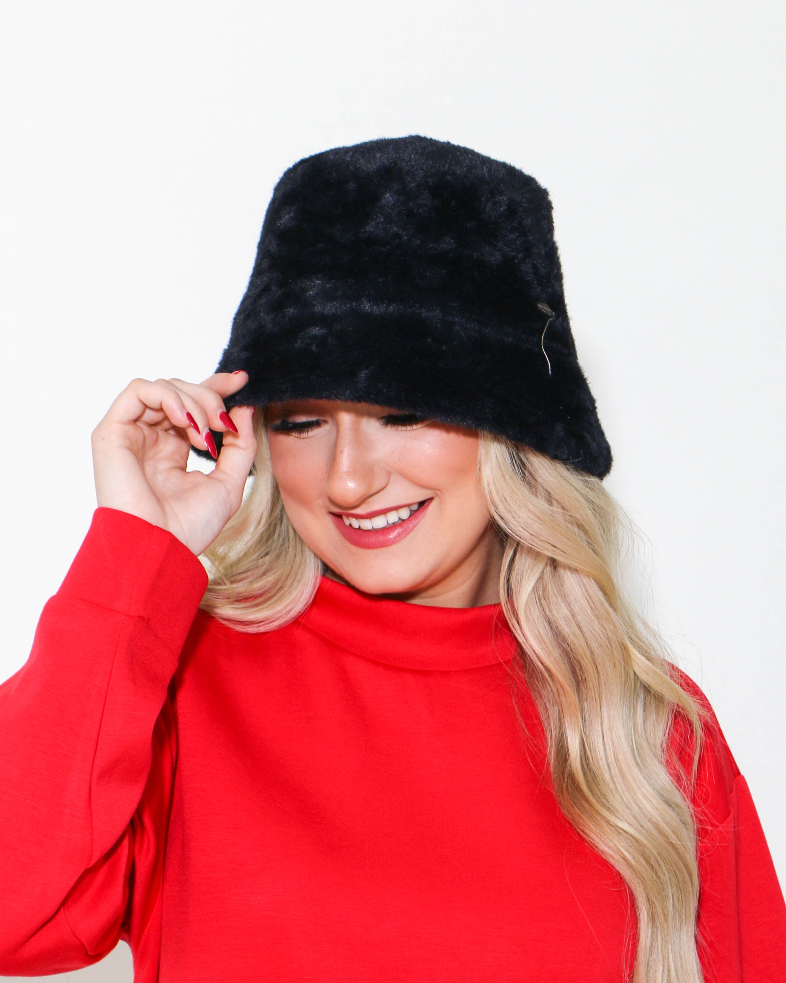 Faux Fur Bucket Hat