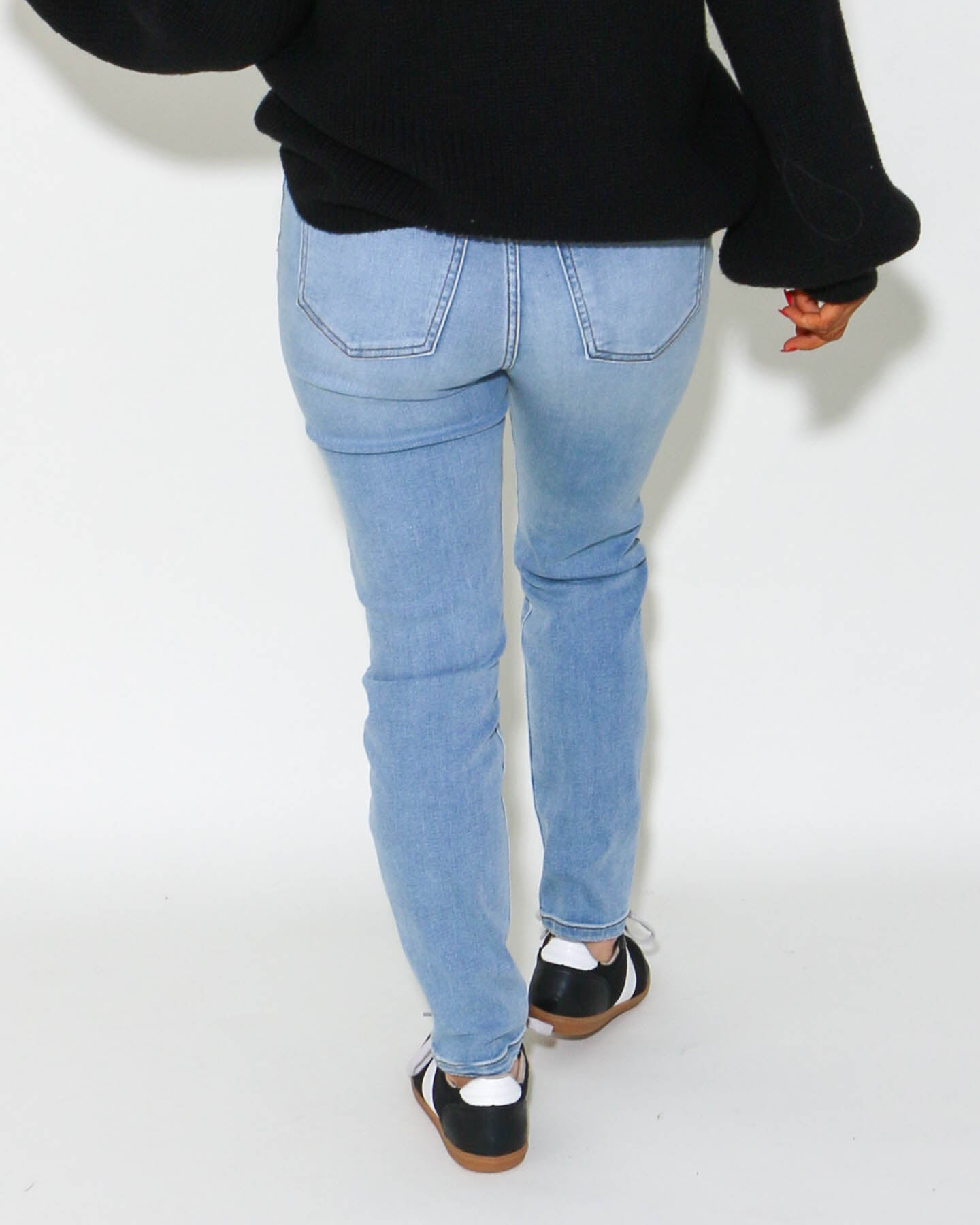 High Rise Skinny Light Wash Jean