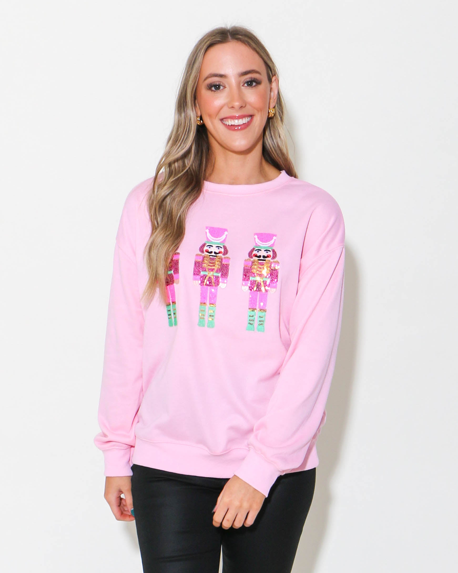 Pink Nutcracker Pullover