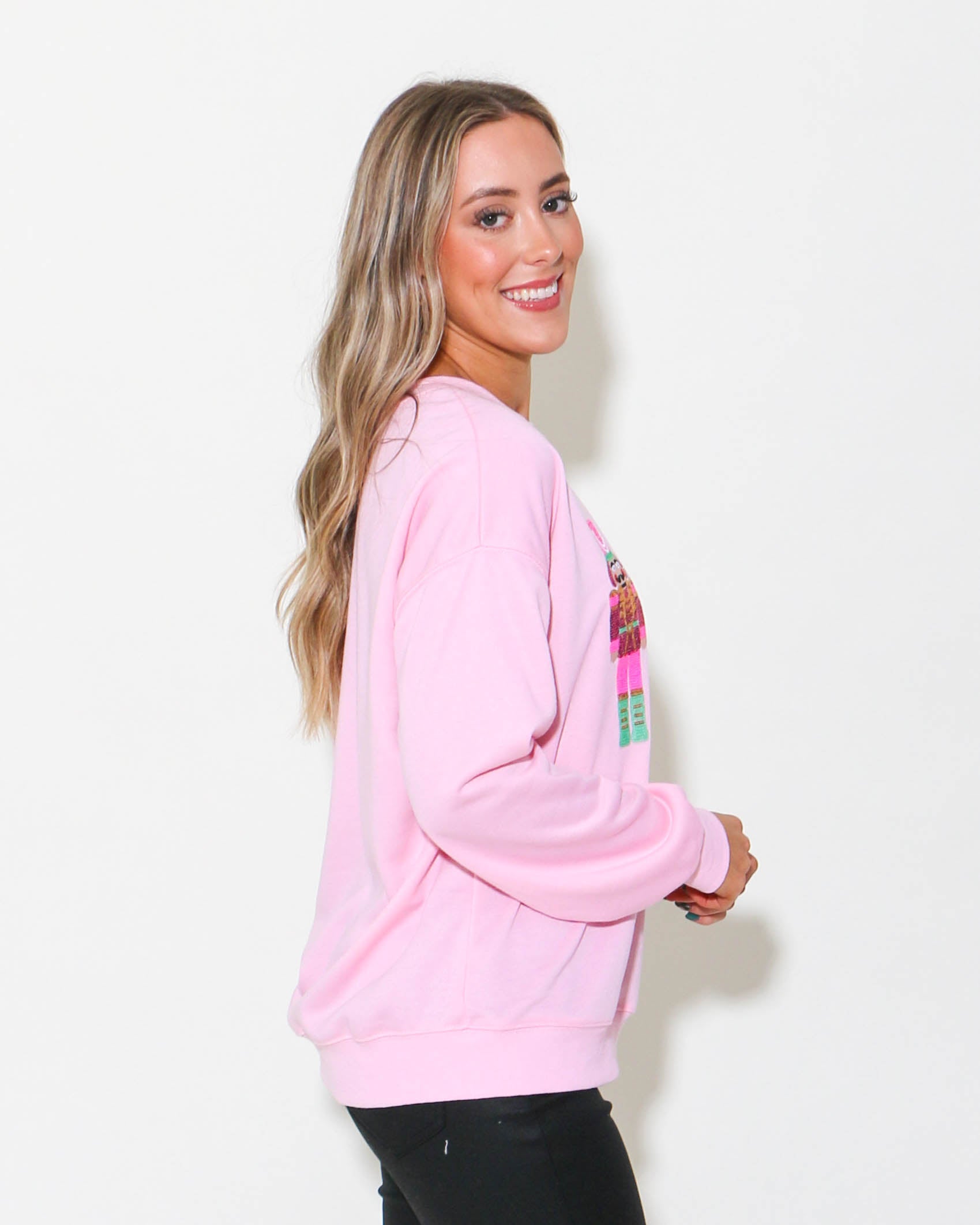 Pink Nutcracker Pullover