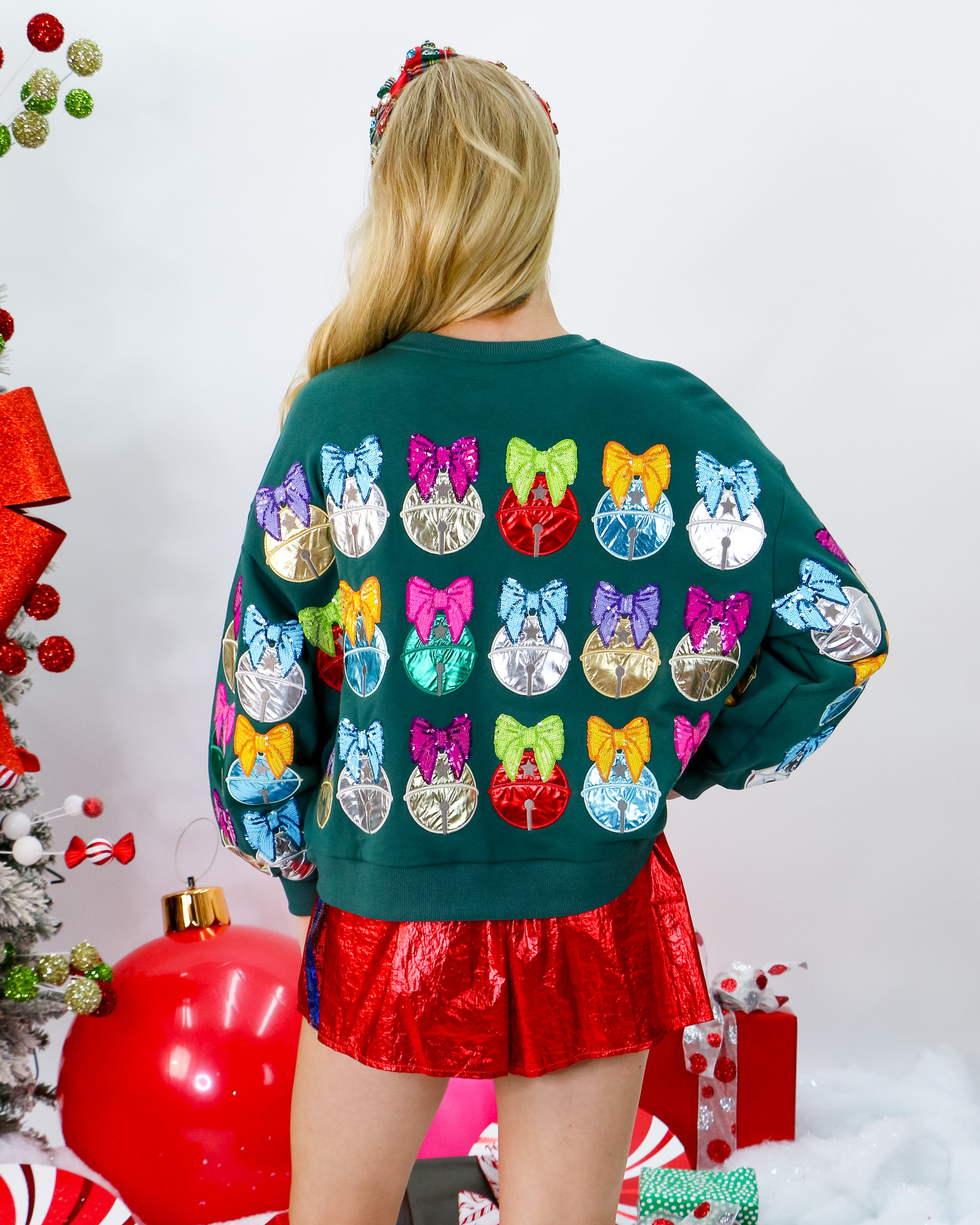 Green Jingle Bell Sweatshirt