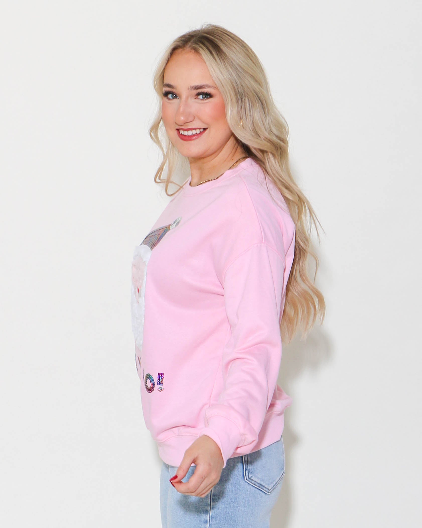 Pink Santa Top