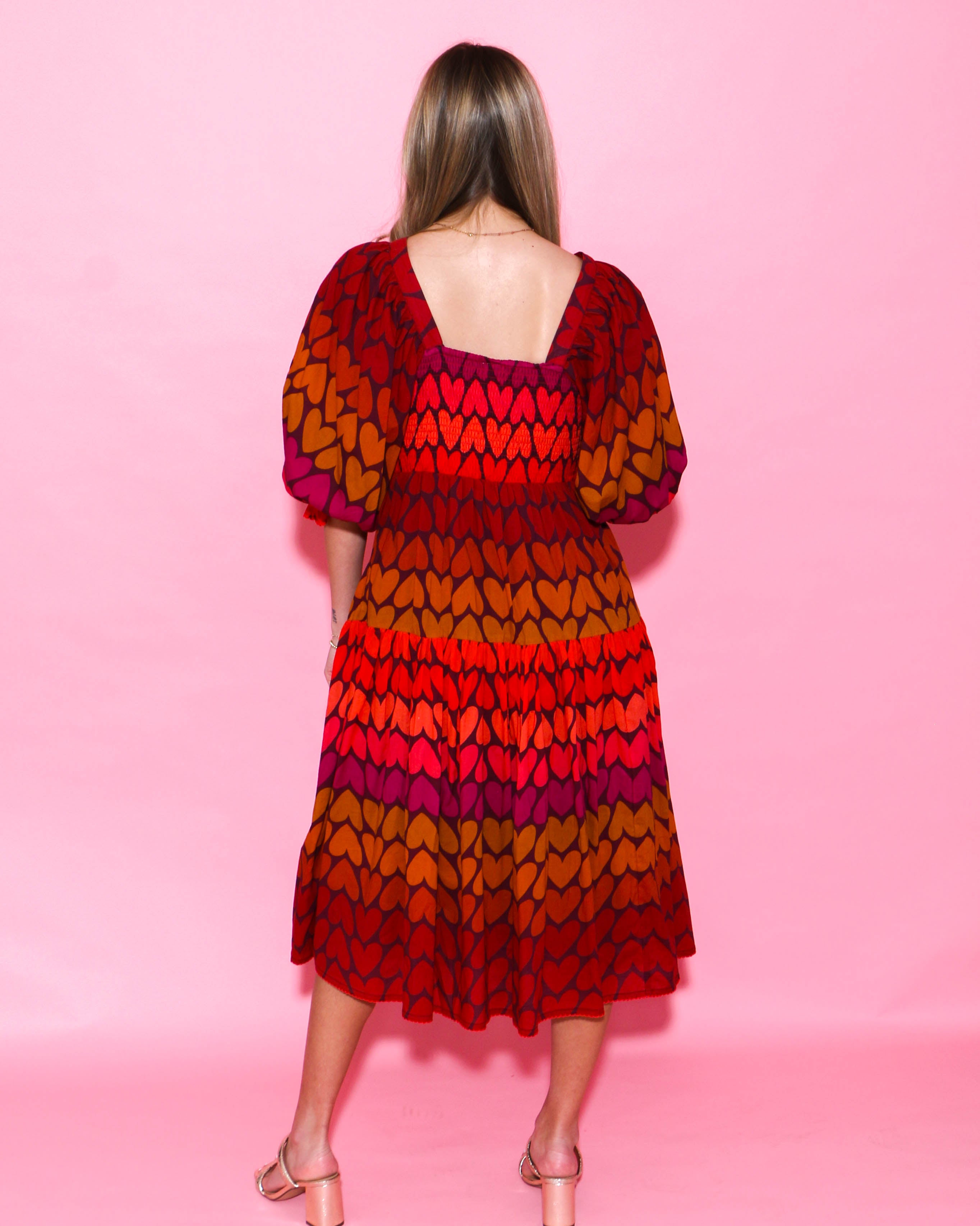 Ivy Jane | Ombre Heart Felt Dress