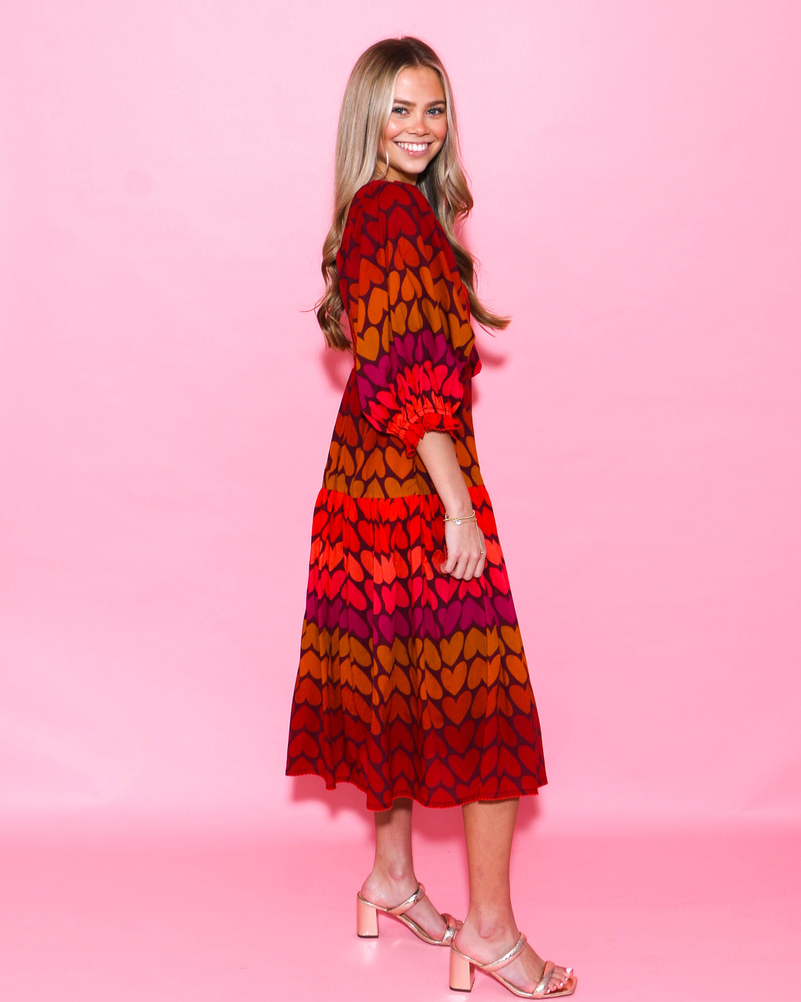 Ivy Jane | Ombre Heart Felt Dress