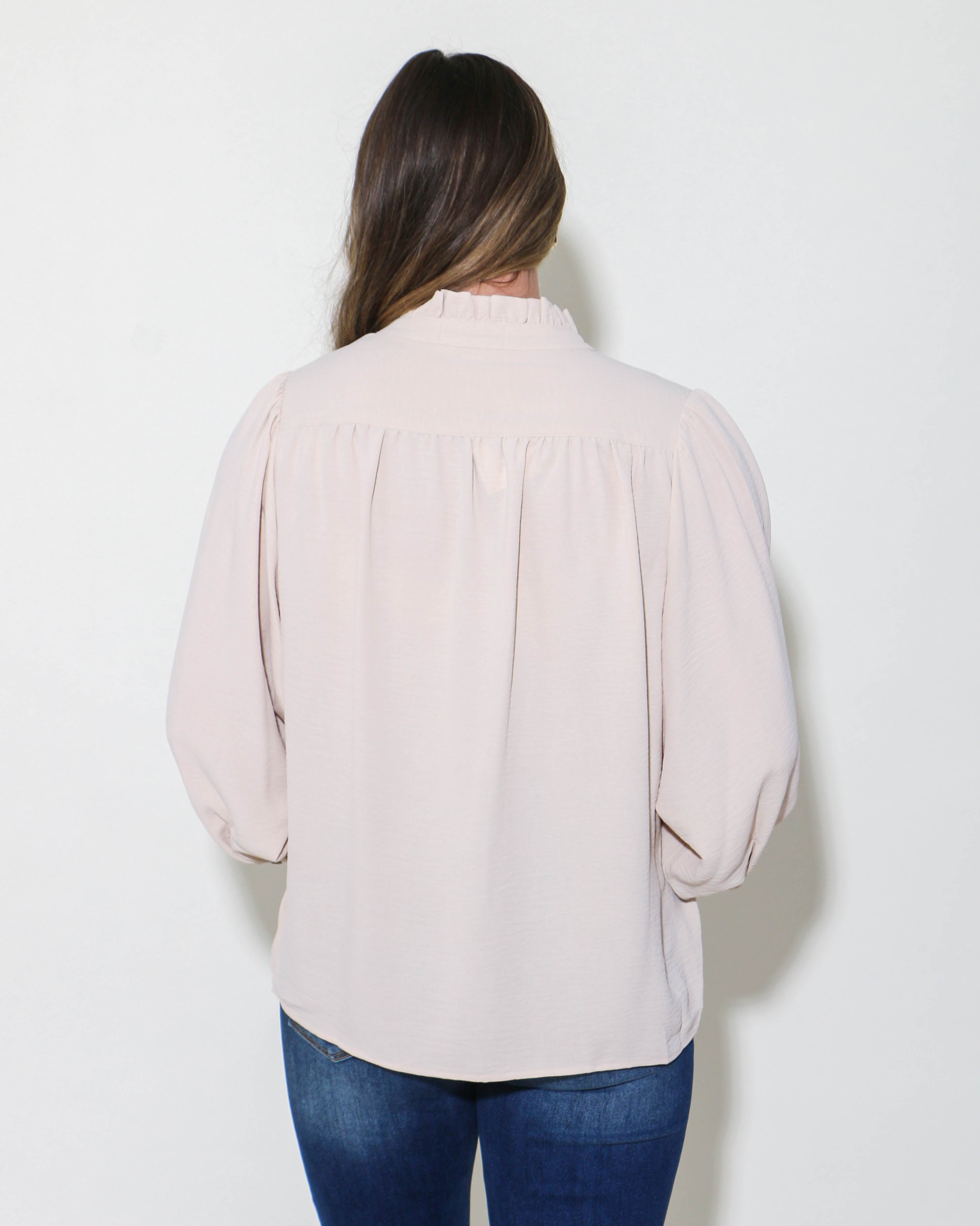 Solid 3/4 Dolman Sleeves Top