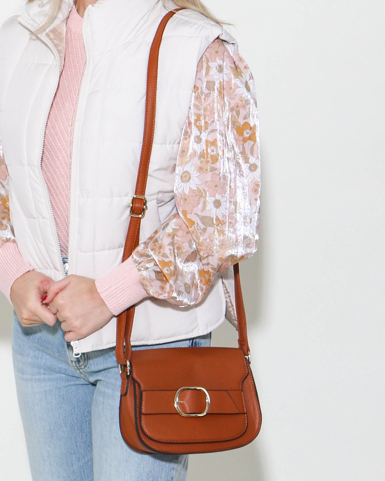 Buckle Crossbody Bag