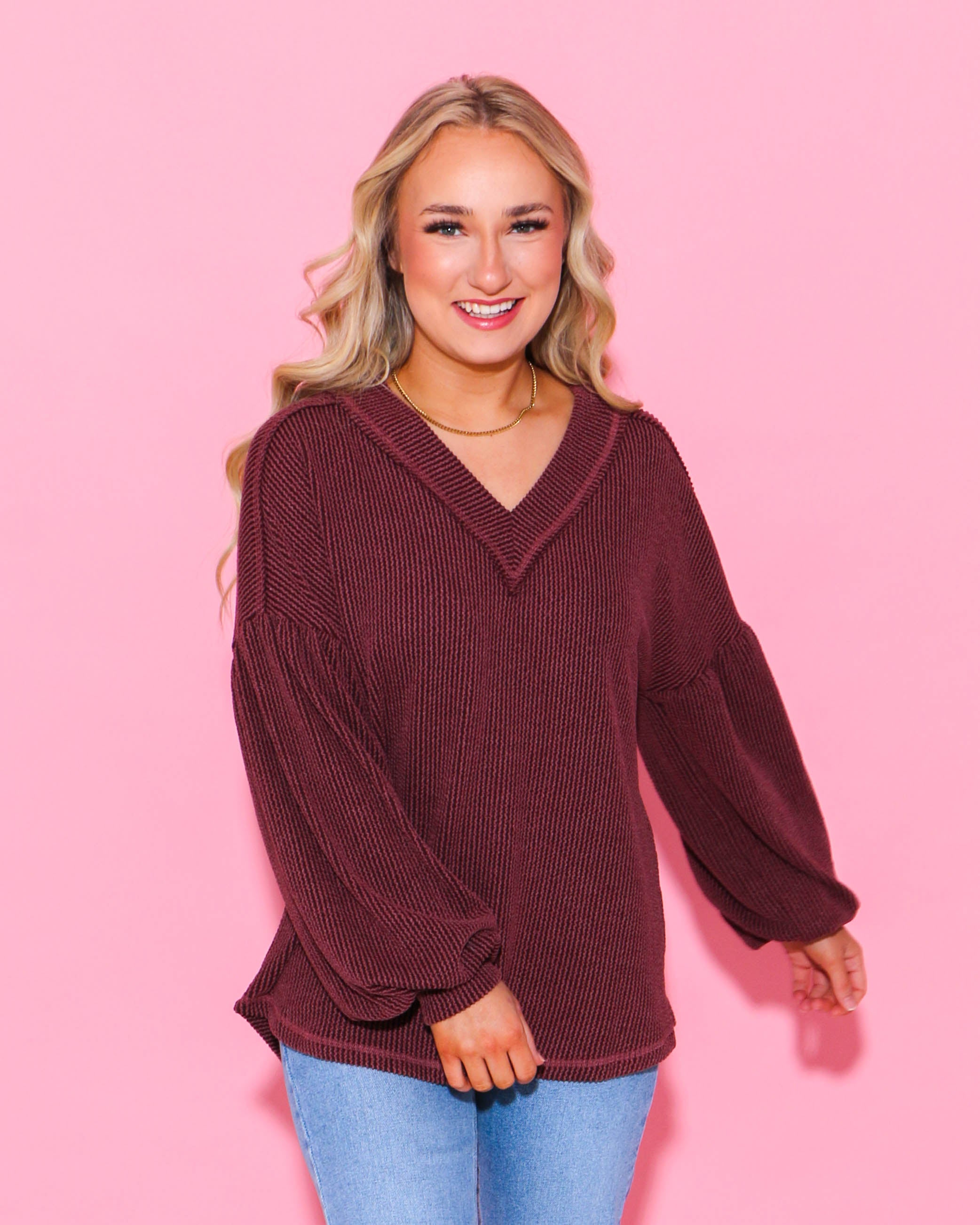 Cozy Two-Tone Oversized Knit Top (3 Colors)