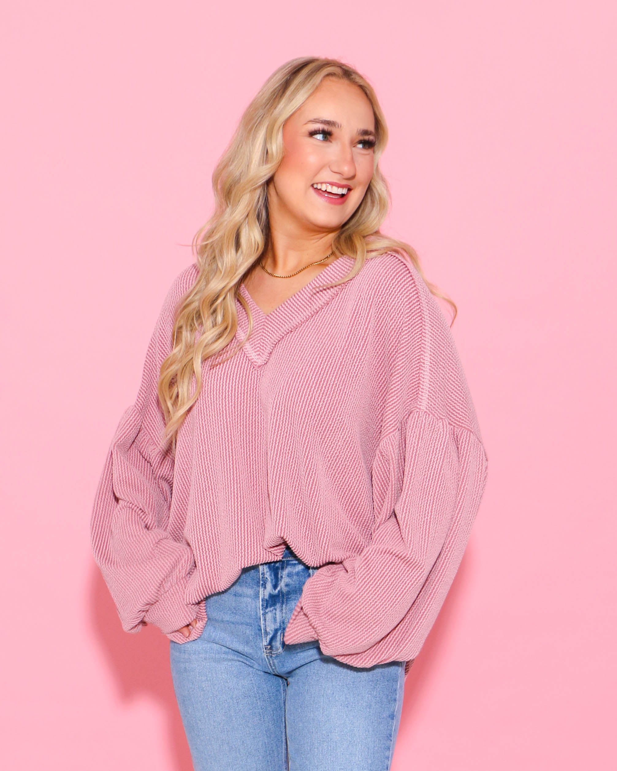 Cozy Two-Tone Oversized Knit Top (3 Colors)