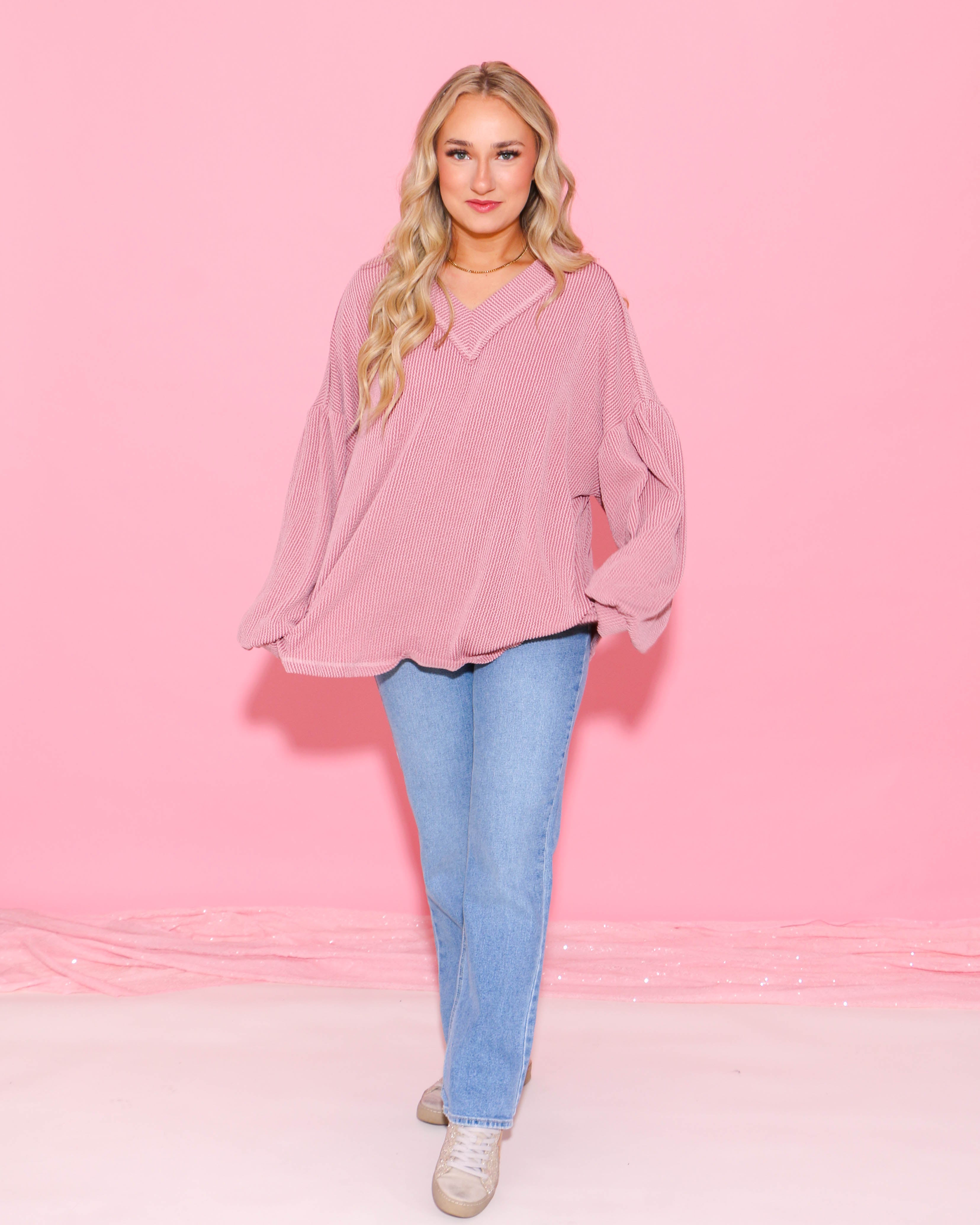 Cozy Two-Tone Oversized Knit Top (3 Colors)