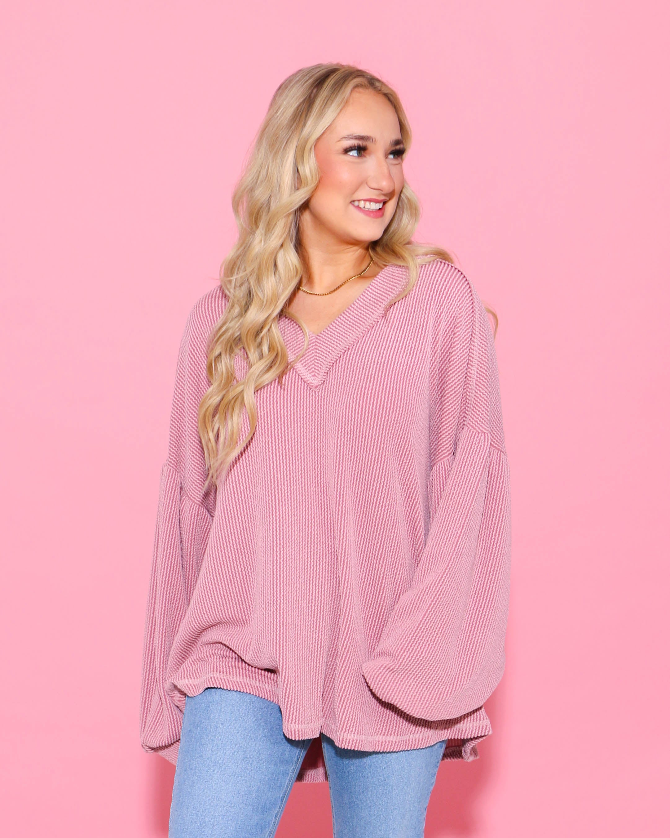 Cozy Two-Tone Oversized Knit Top (3 Colors)