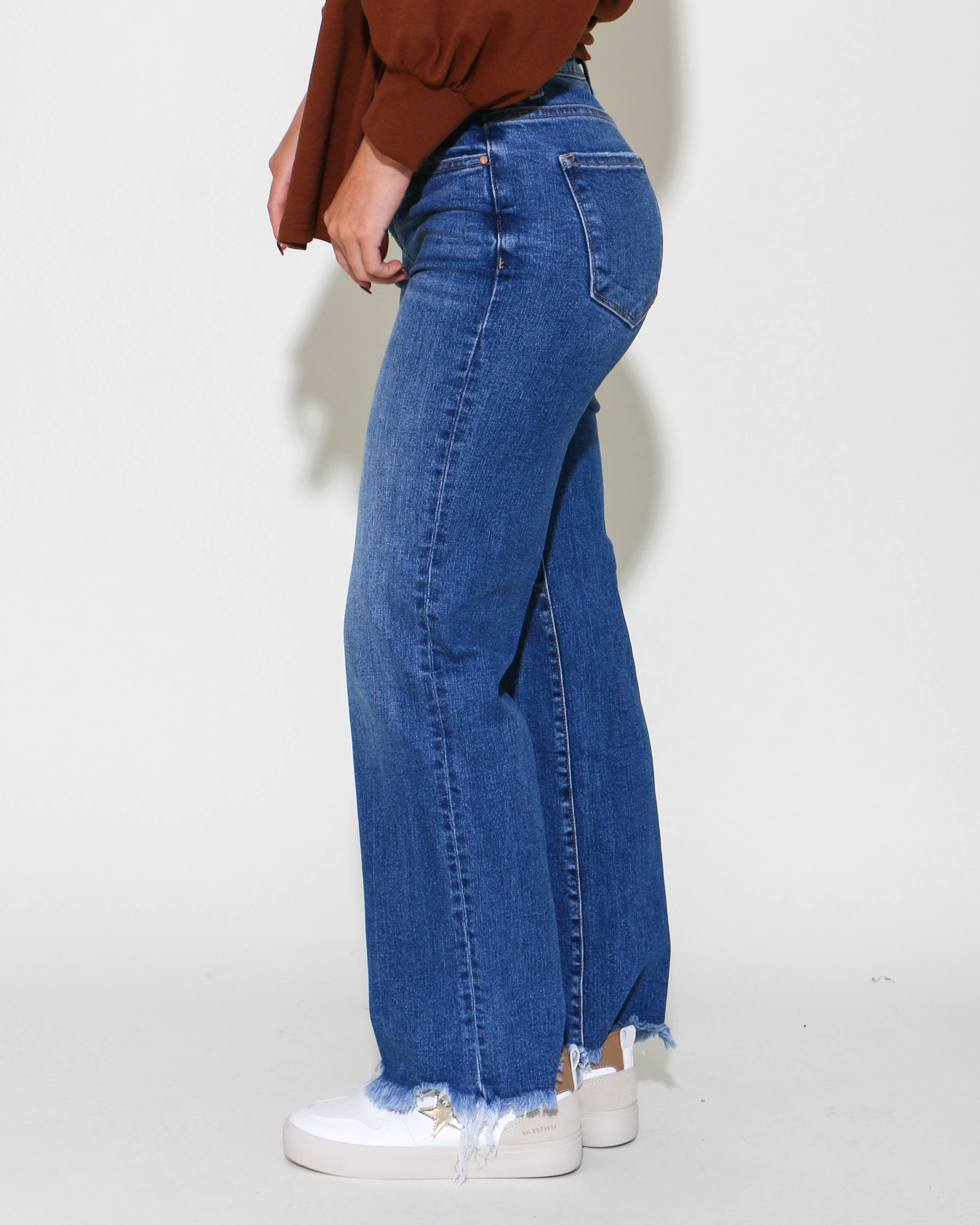 High Rise Ankle Straight Jeans | Risen