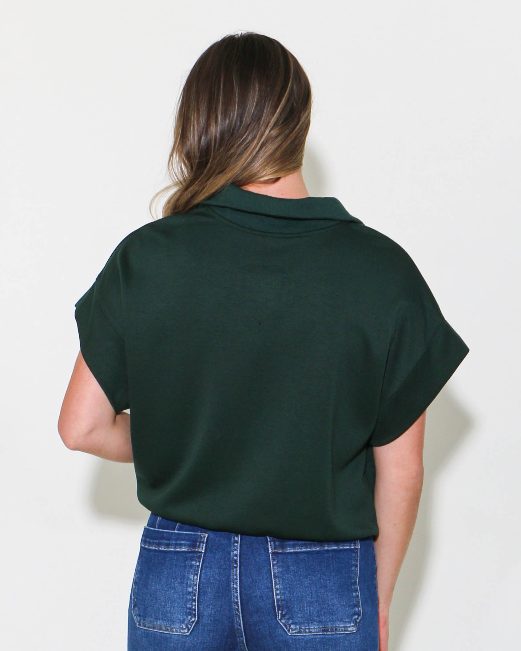 Buttery Soft Knit Pullover in Evergreen