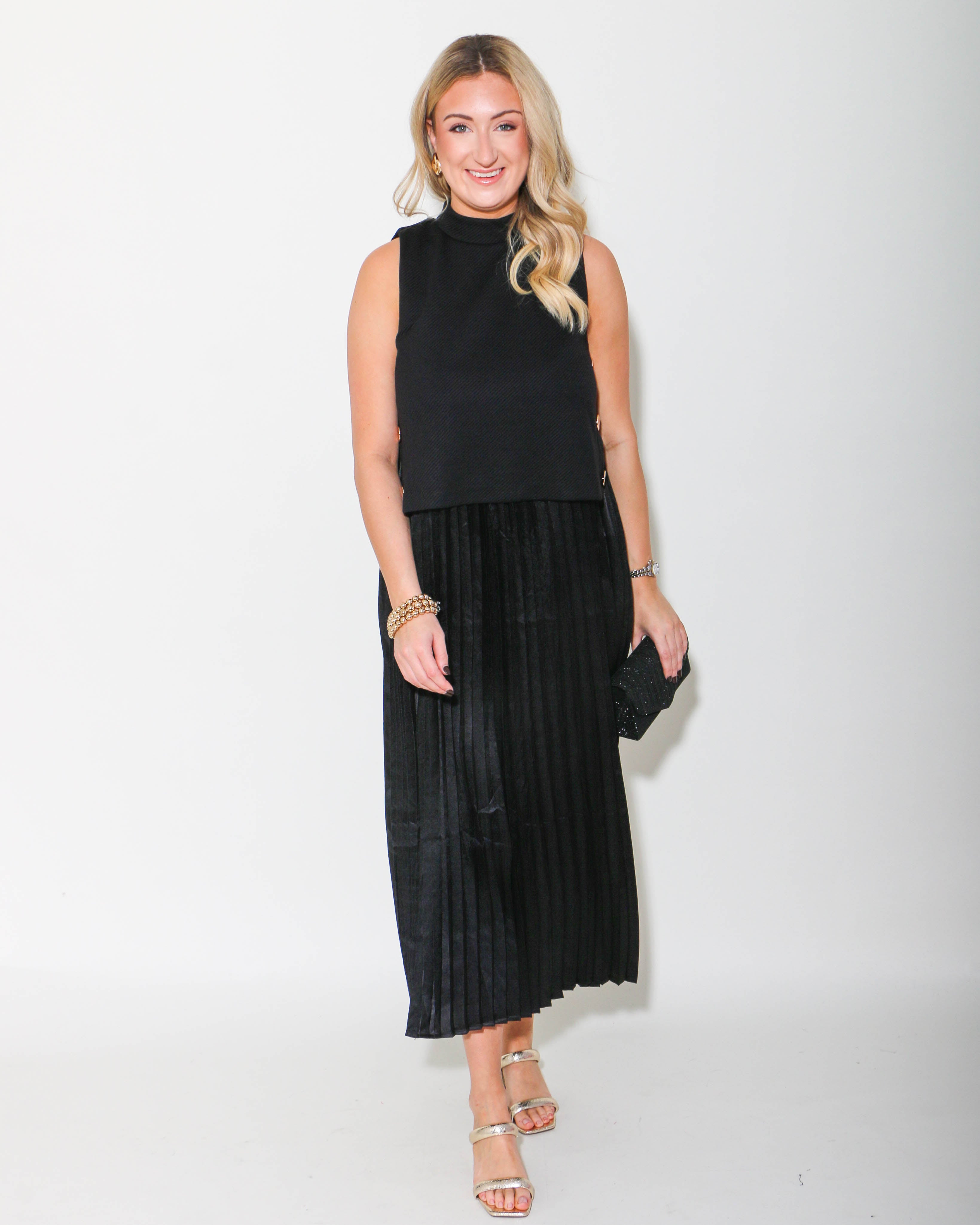 THML | Pleated Skirt Dress