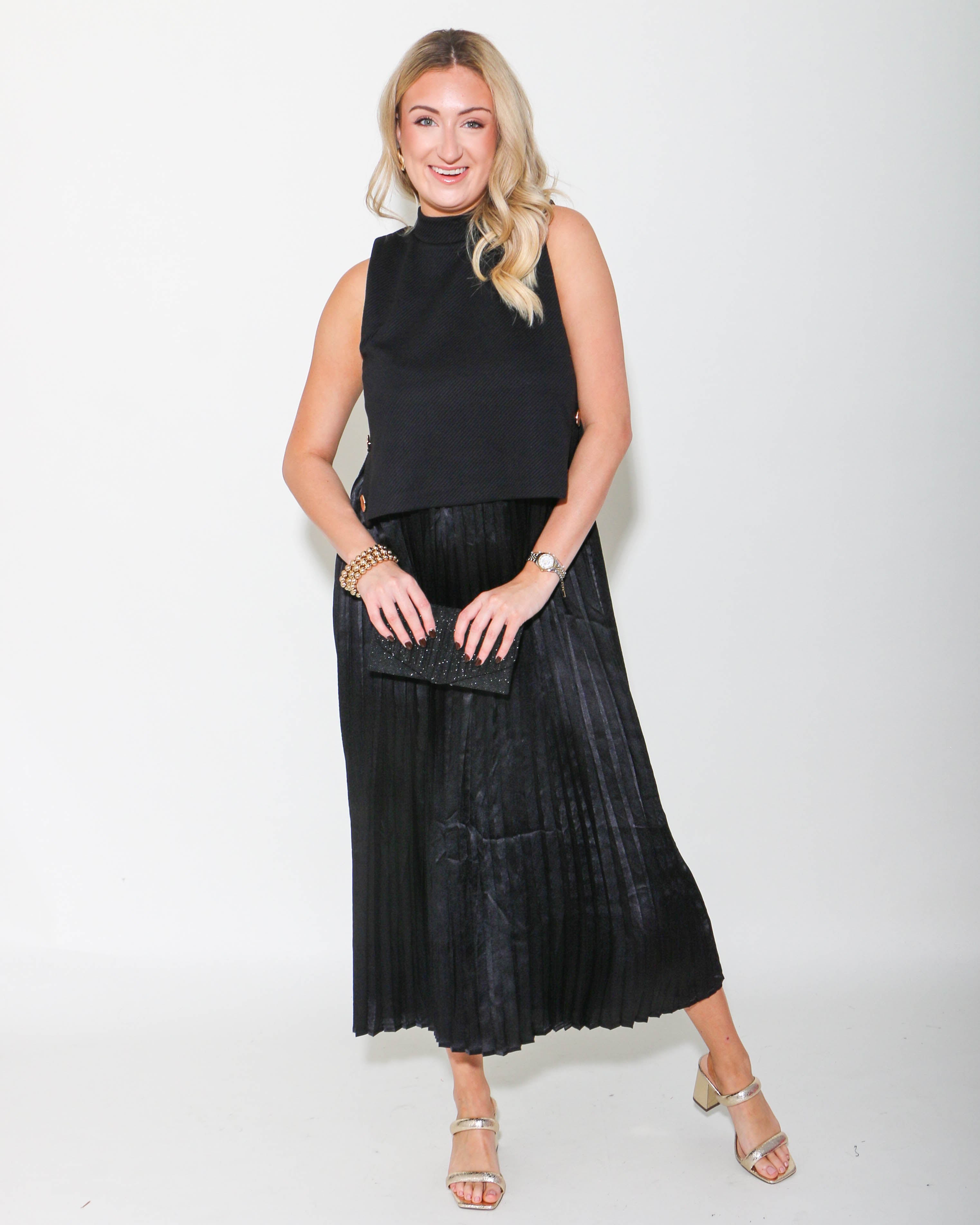 THML | Pleated Skirt Dress