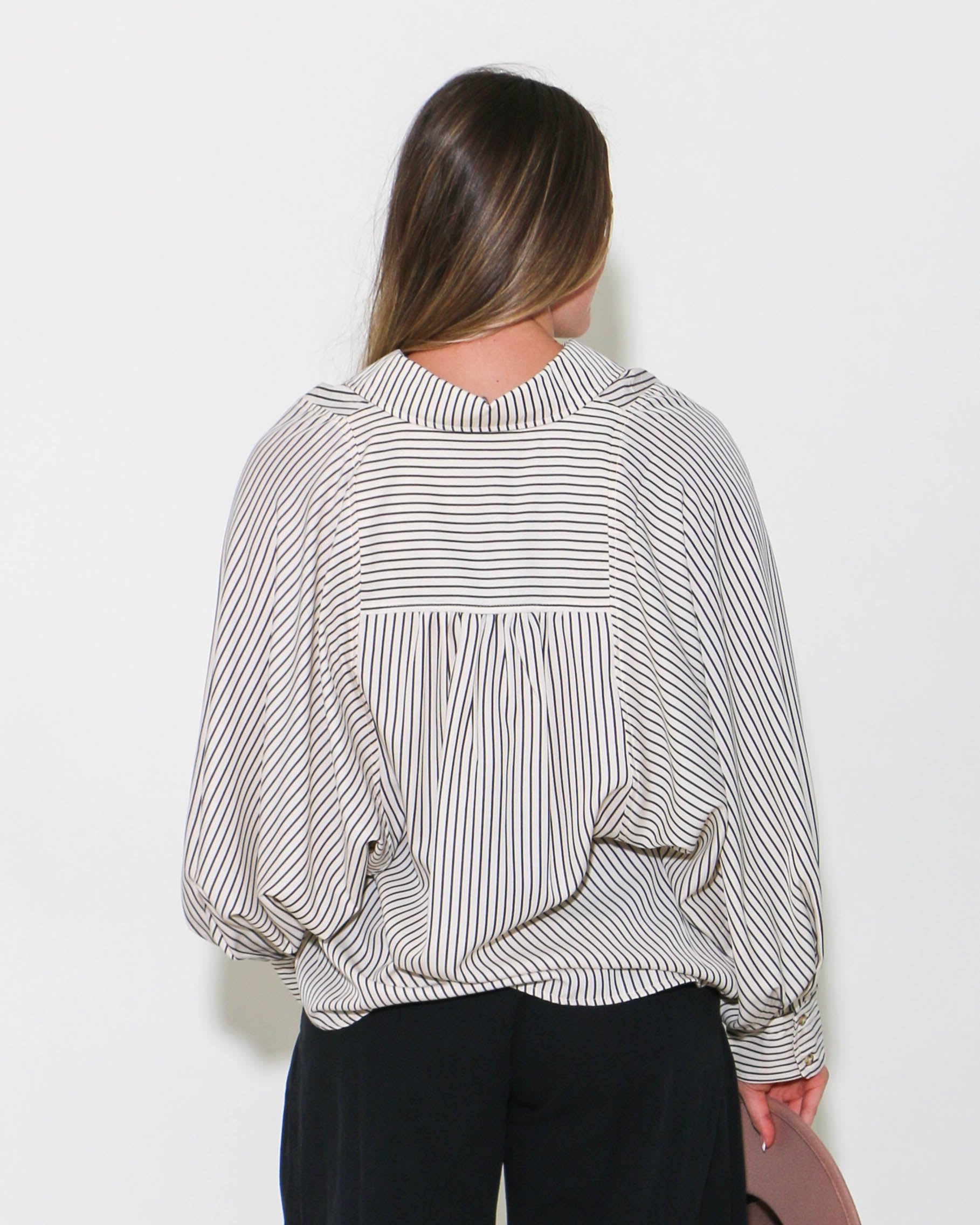 Raglan Stripe Long Sleeve Top