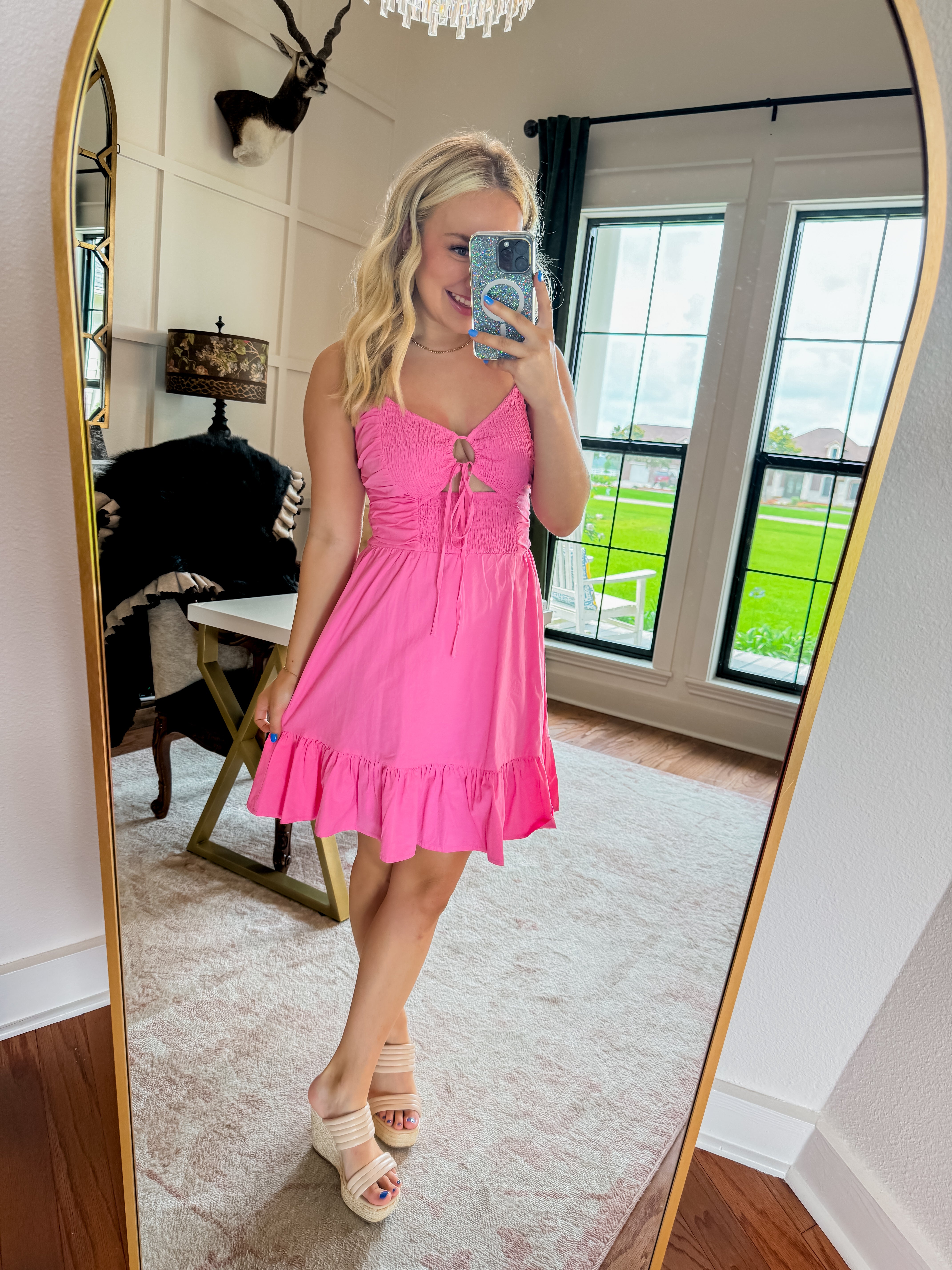 Pretty in Pink Mini Dress