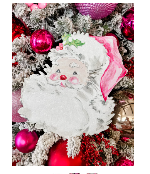 Pink Santa Stake