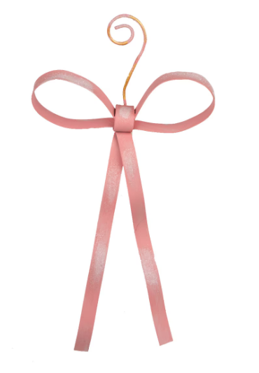 Pink Bow Ornament