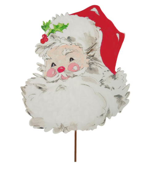 Red Santa Stake