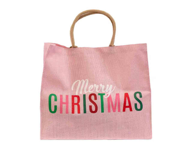 Merry Christmas Candy Carryall Tote