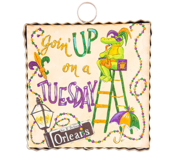 Mini Mardi Gras Parade Print Charm